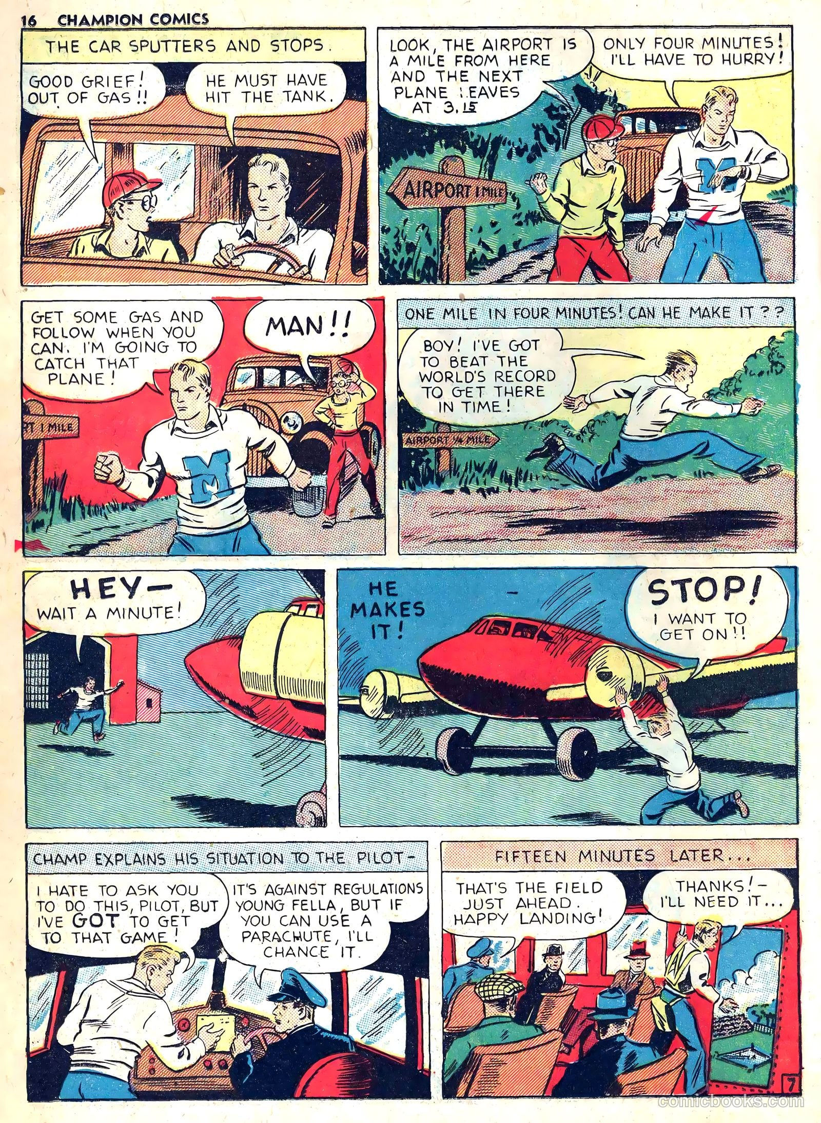 Champion Comics #9 (1940) — page 18 of 68
