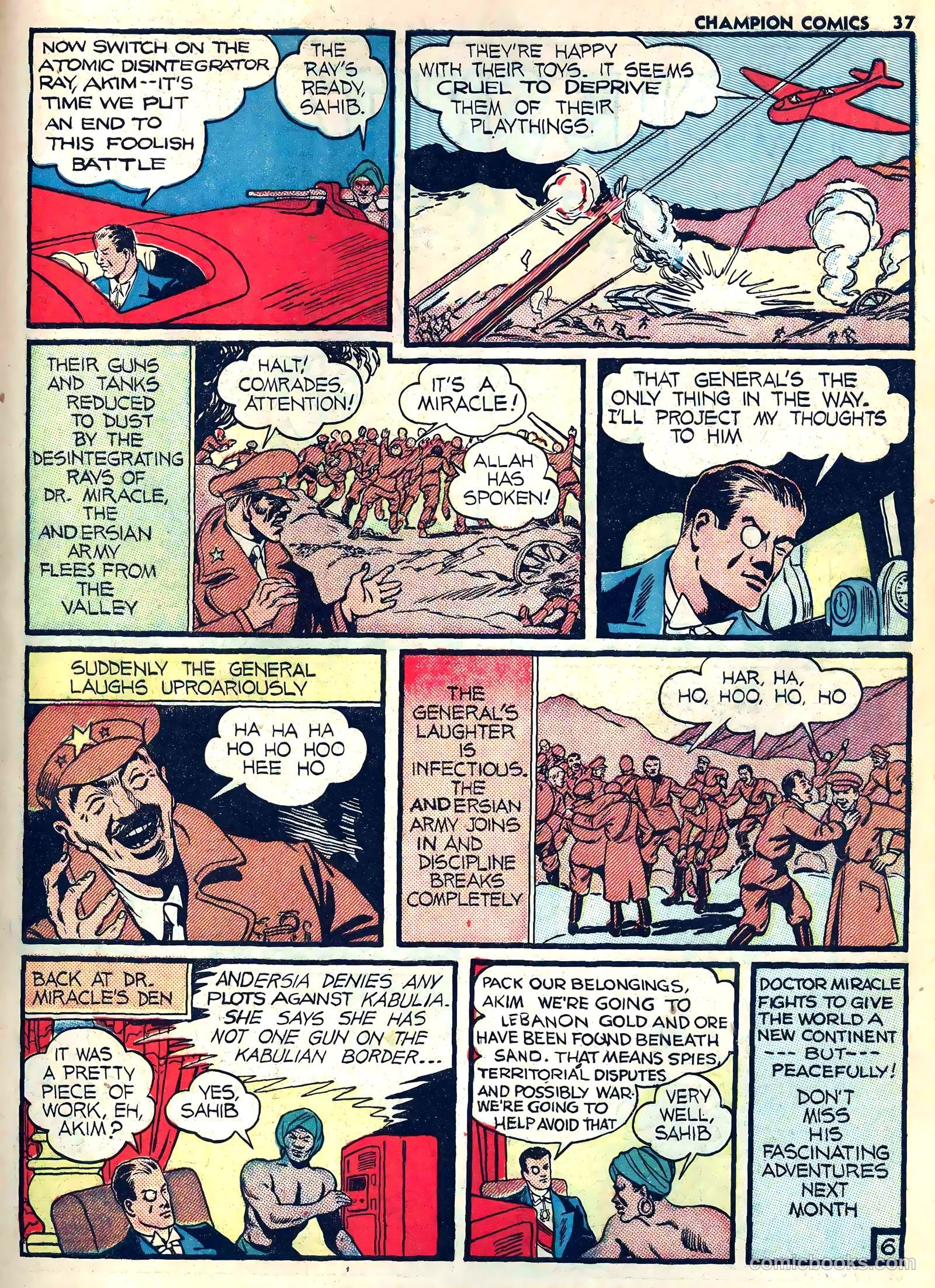 Champion Comics #9 (1940) — page 39 of 68