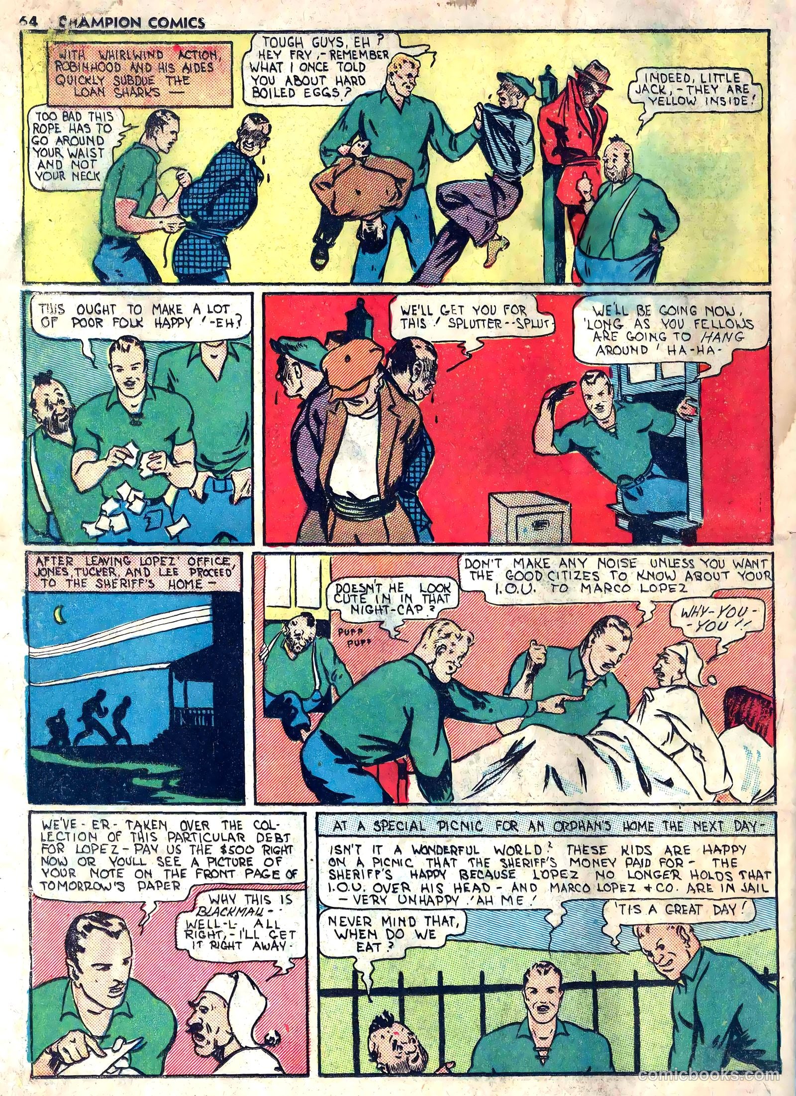 Champion Comics #9 (1940) — page 66 of 68