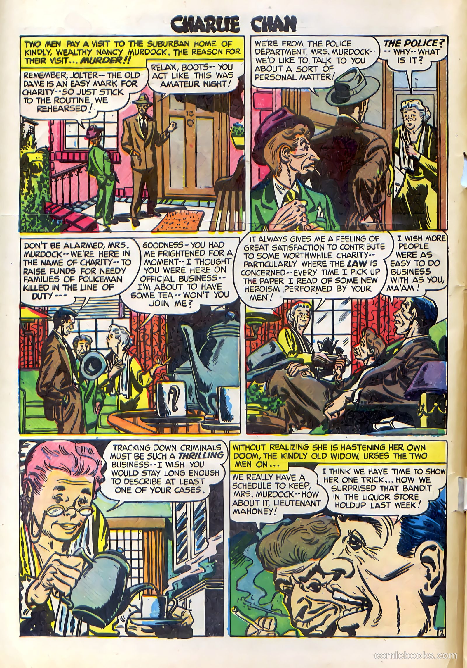 Charlie Chan #1 (1948) — page 4 of 52