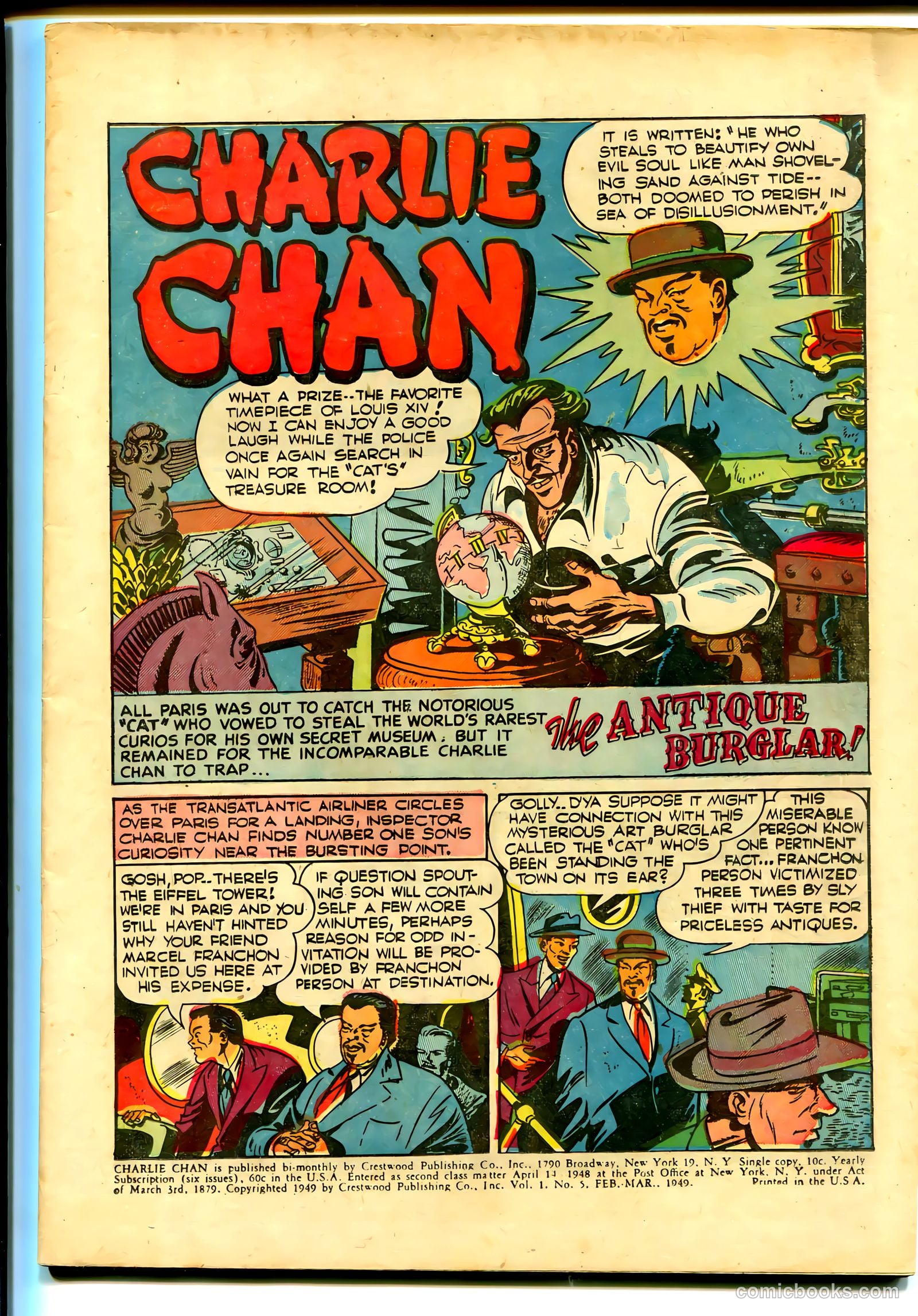 Charlie Chan #5 (1949) — page 2 of 50