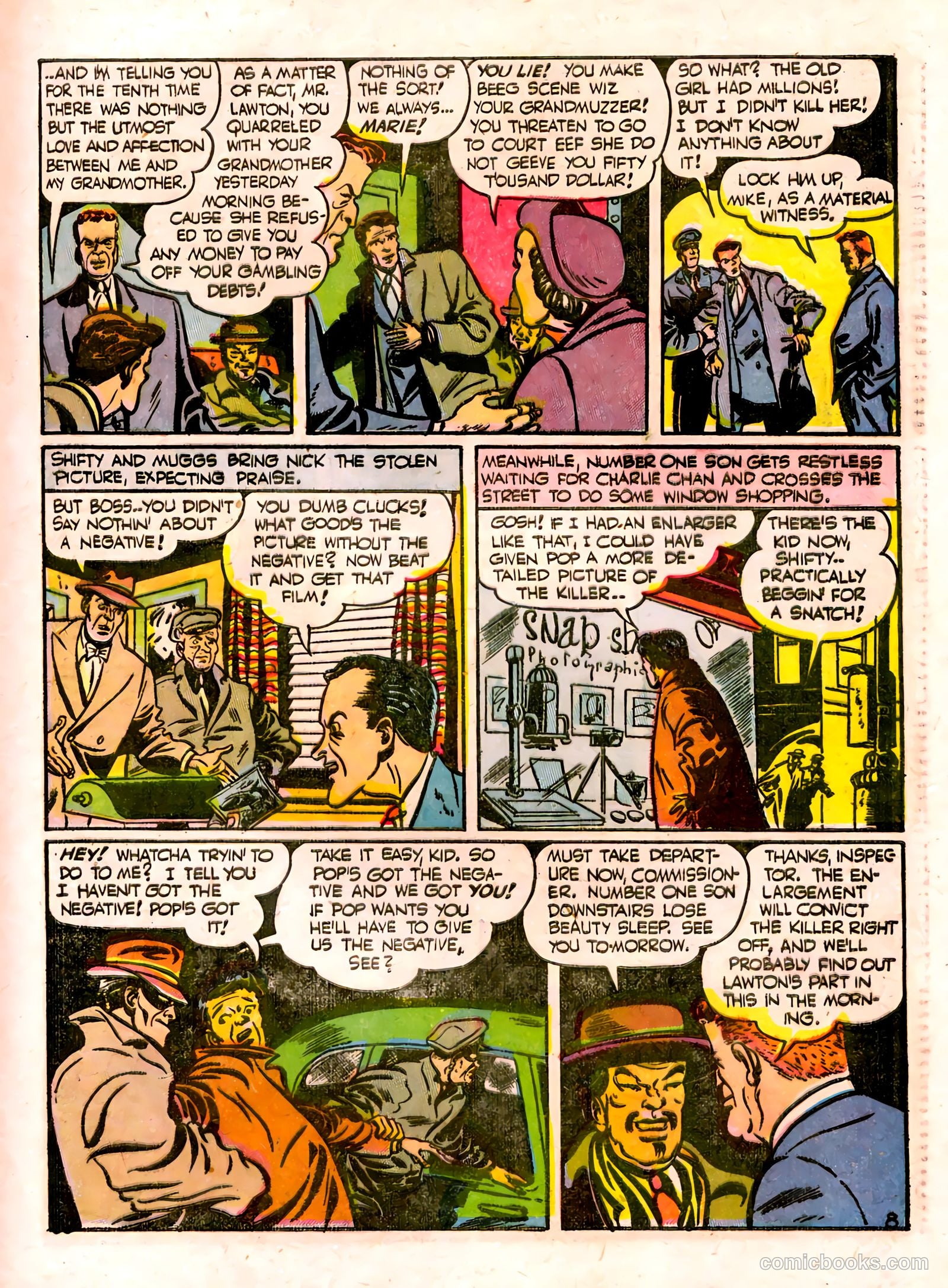 Charlie Chan #5 (1949) — page 20 of 50