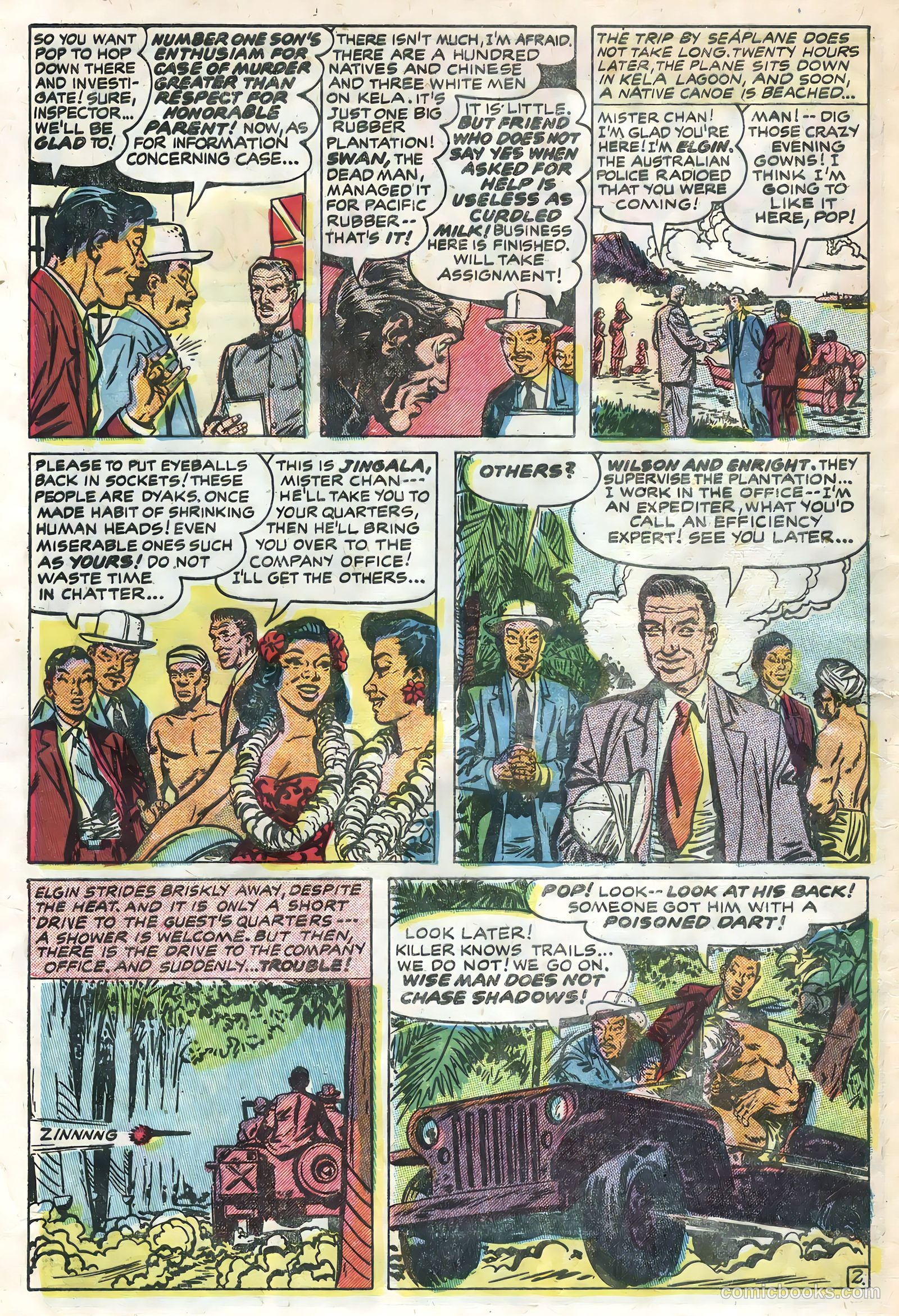 Charlie Chan #6 (1955) — page 4 of 36