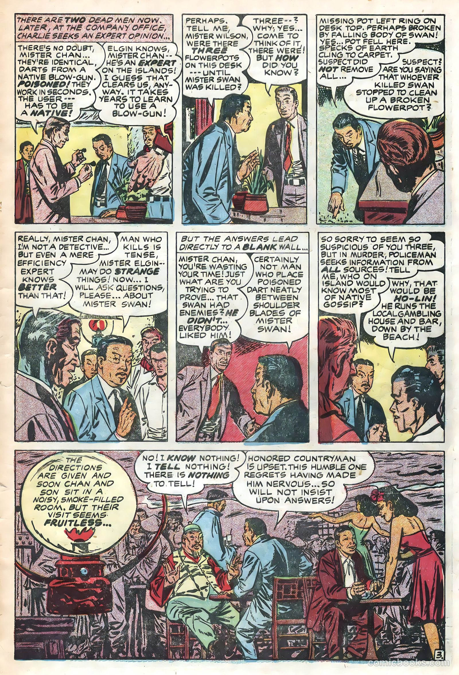 Charlie Chan #6 (1955) — page 5 of 36