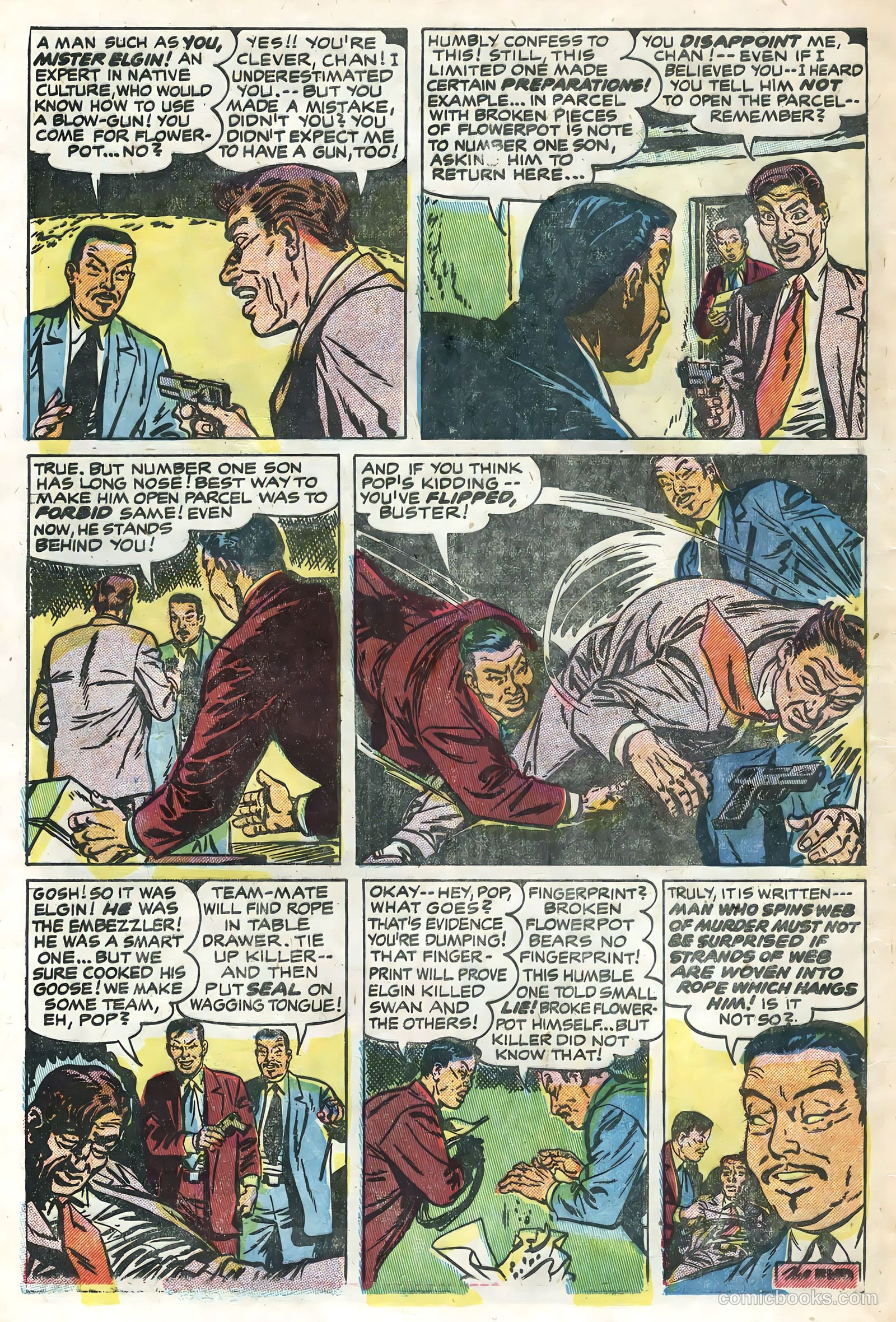 Charlie Chan #6 (1955) — page 8 of 36