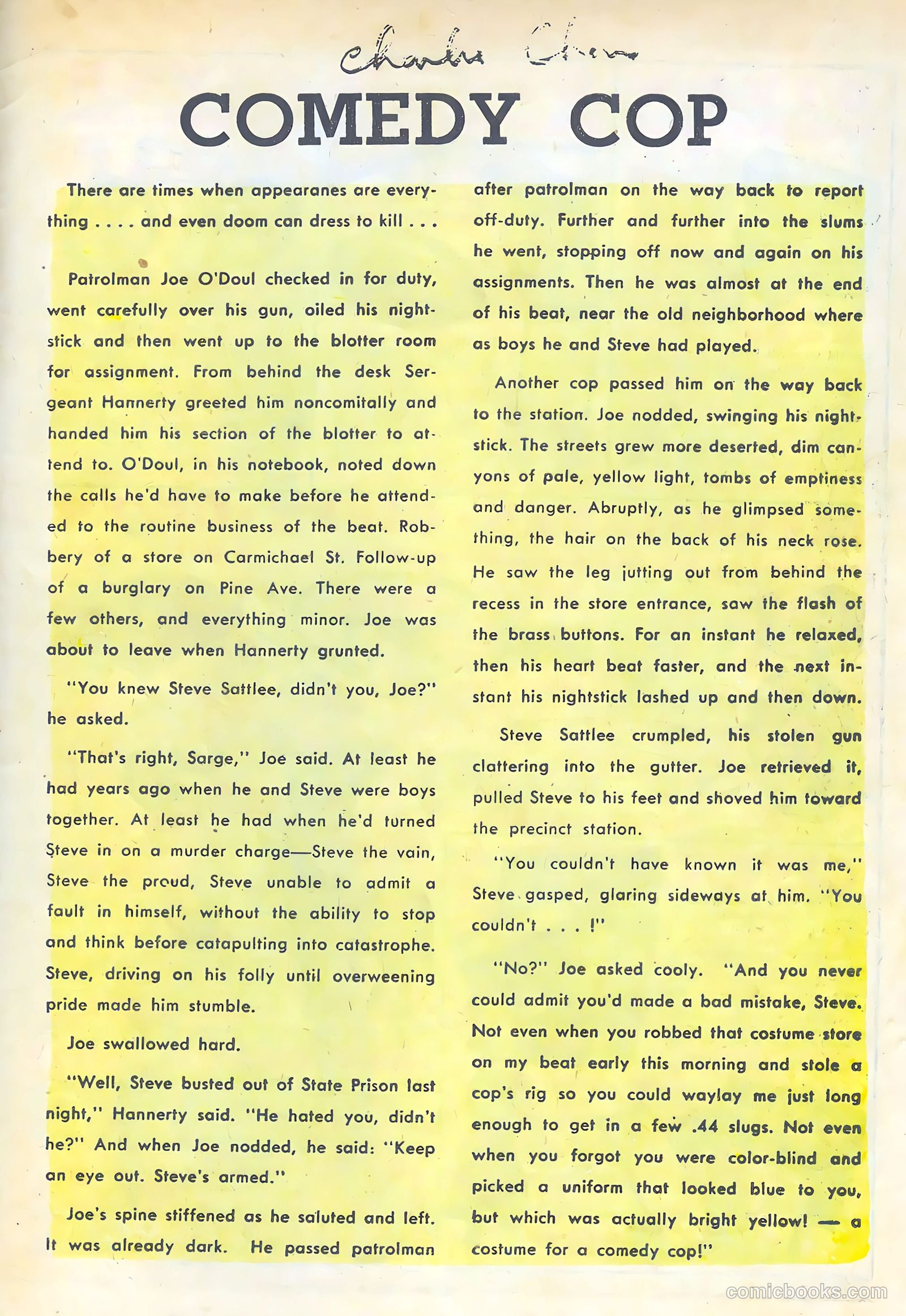 Charlie Chan #7 (1955) — page 33 of 36