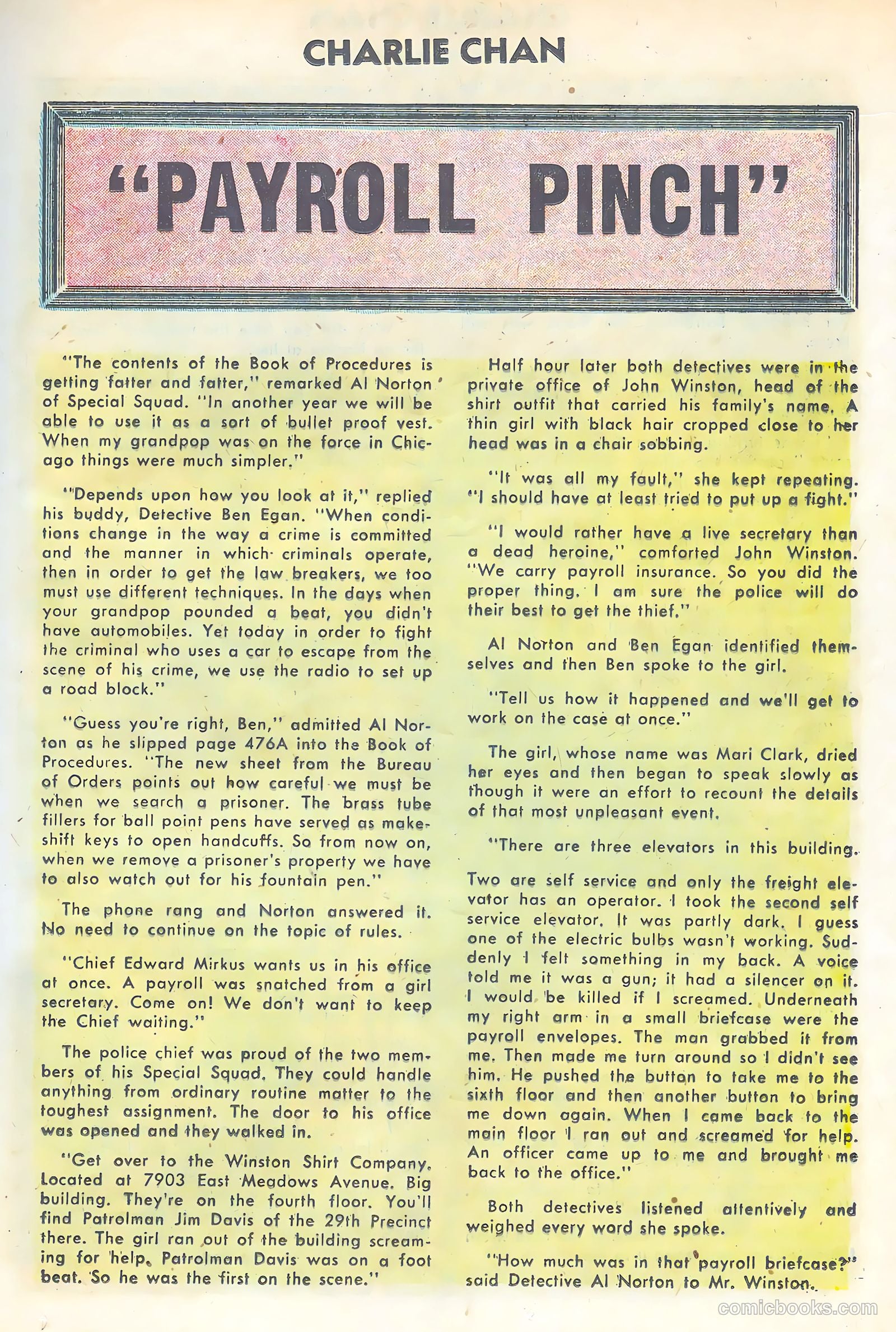 Charlie Chan #8 (1955) — page 25 of 36