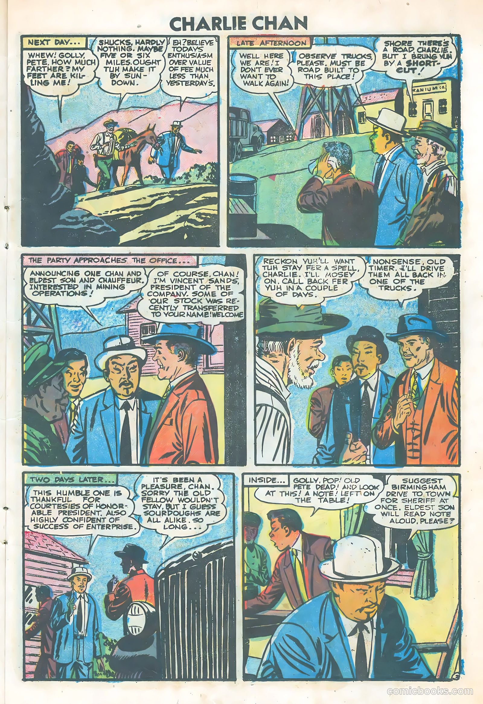 Charlie Chan #9 (1956) — page 13 of 36