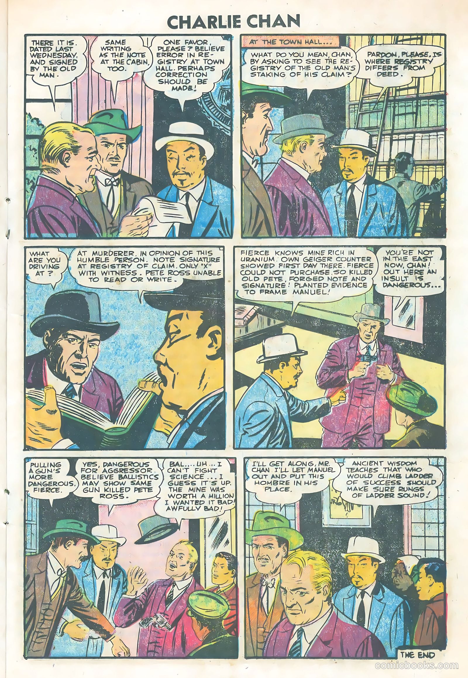 Charlie Chan #9 (1956) — page 17 of 36
