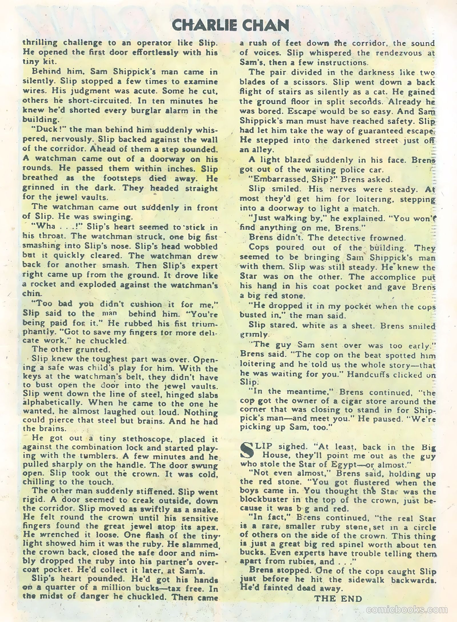 Charlie Chan #9 (1956) — page 19 of 36