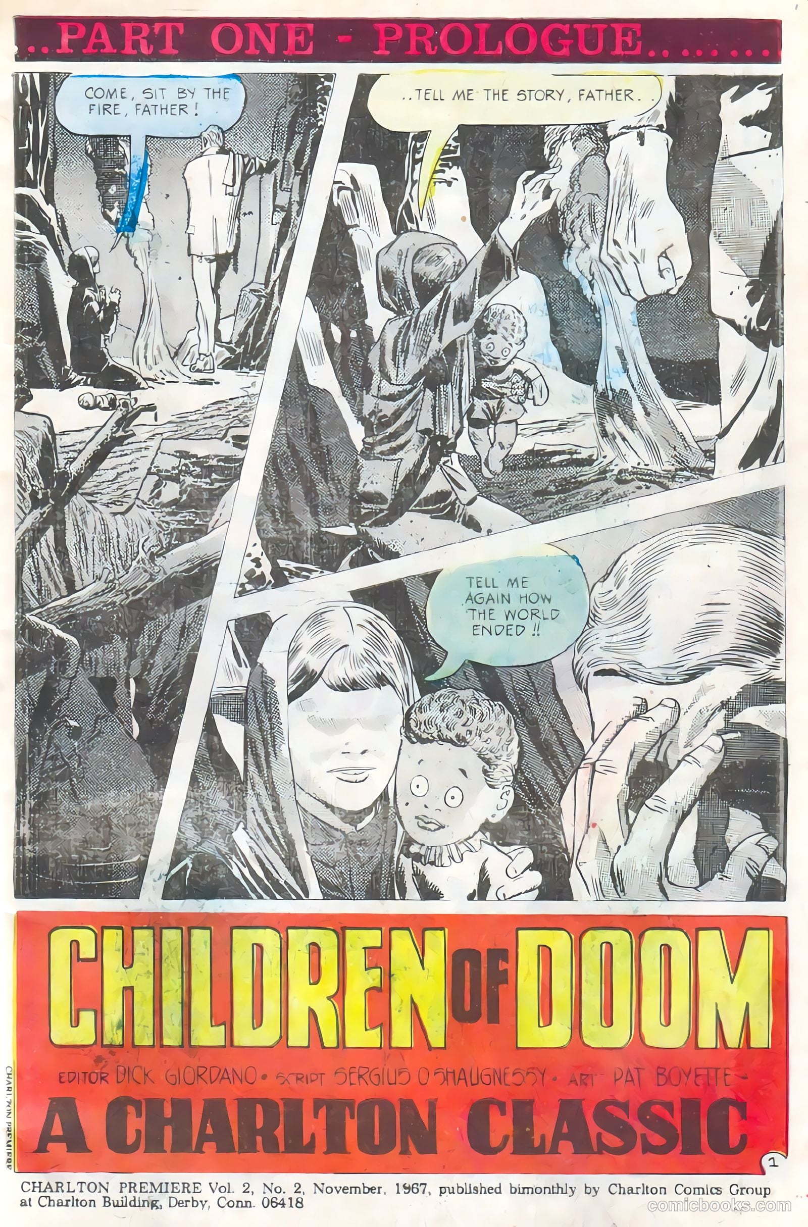 Charlton Premiere #1 (1967) — page 3 of 36