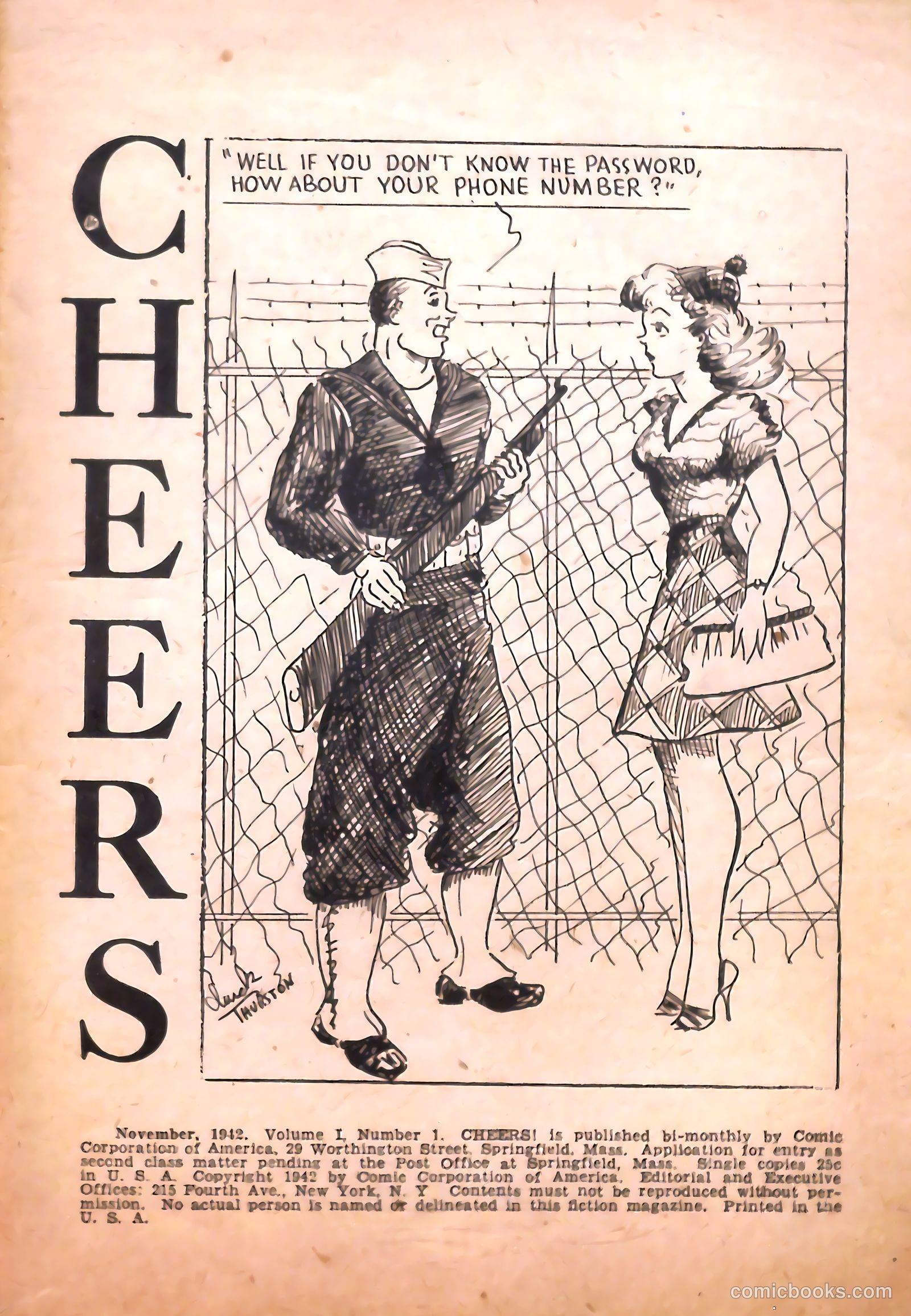 Cheers #1 (1942) — page 3 of 131
