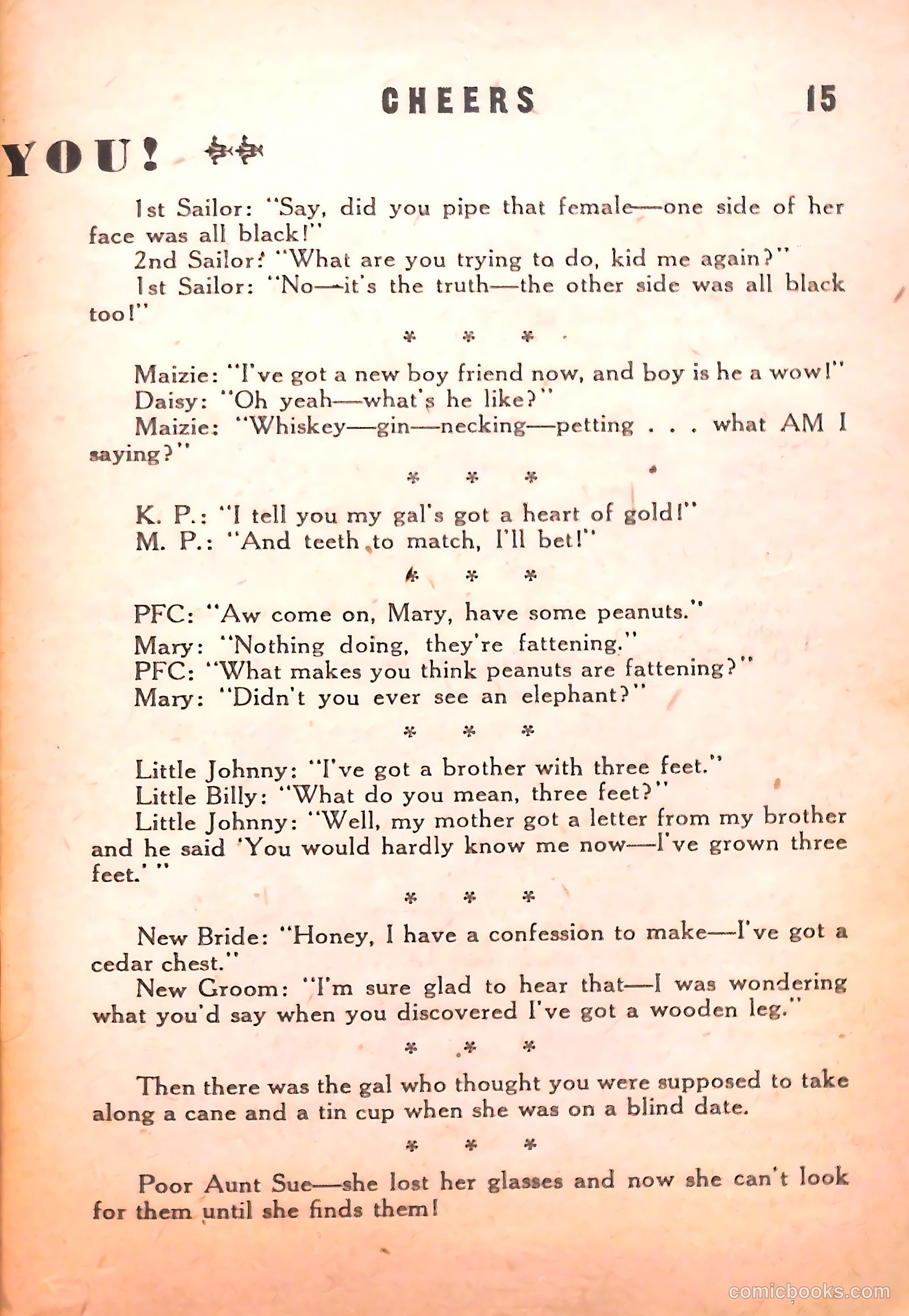 Cheers #1 (1942) — page 17 of 131