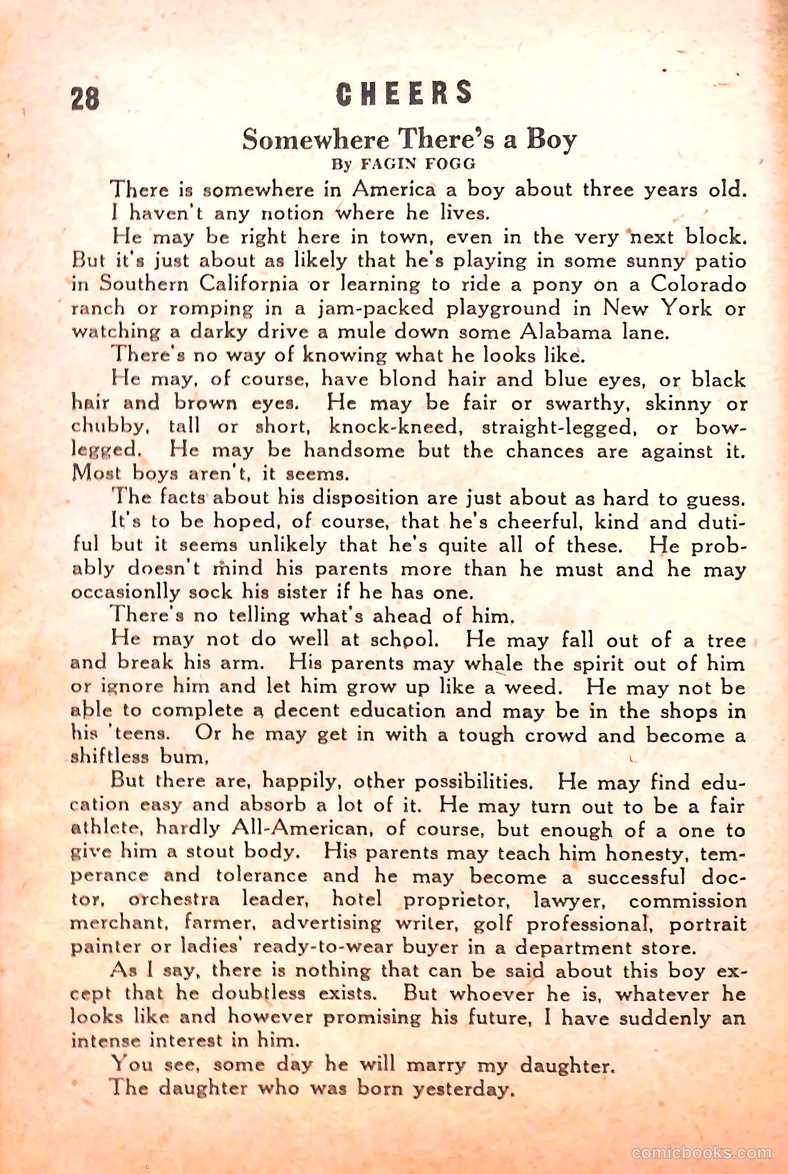 Cheers #1 (1942) — page 30 of 131