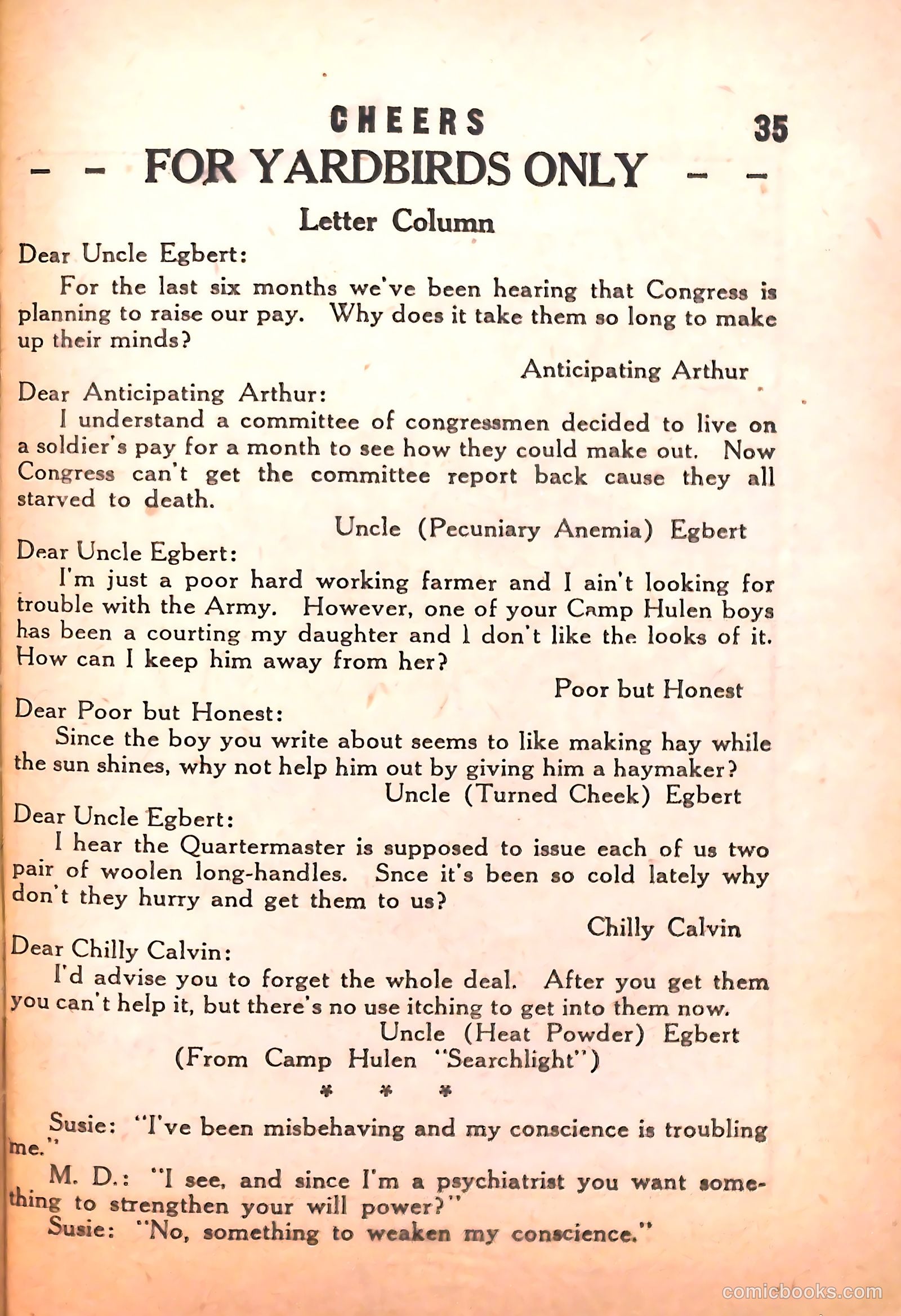 Cheers #1 (1942) — page 37 of 131