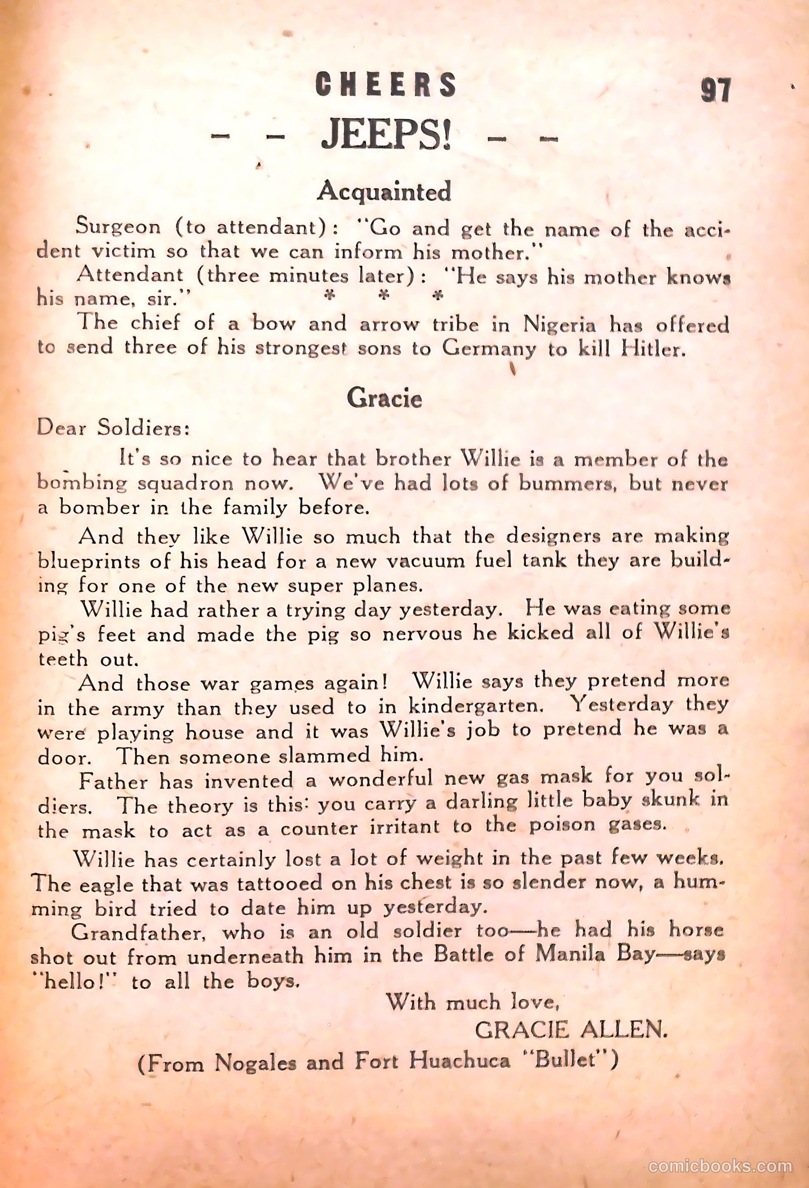 Cheers #1 (1942) — page 98 of 131