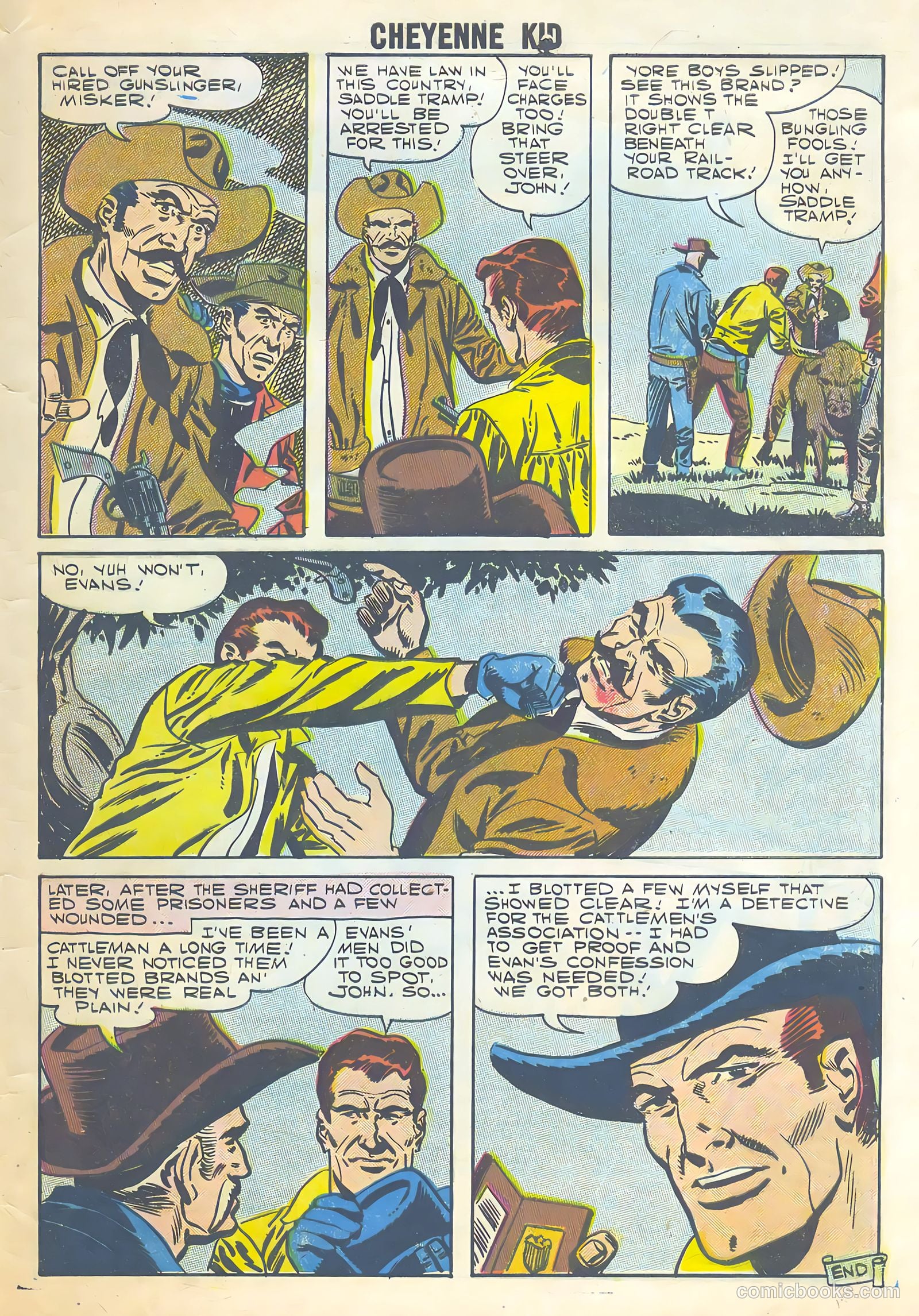 Cheyenne Kid #10 (1957) — page 33 of 36