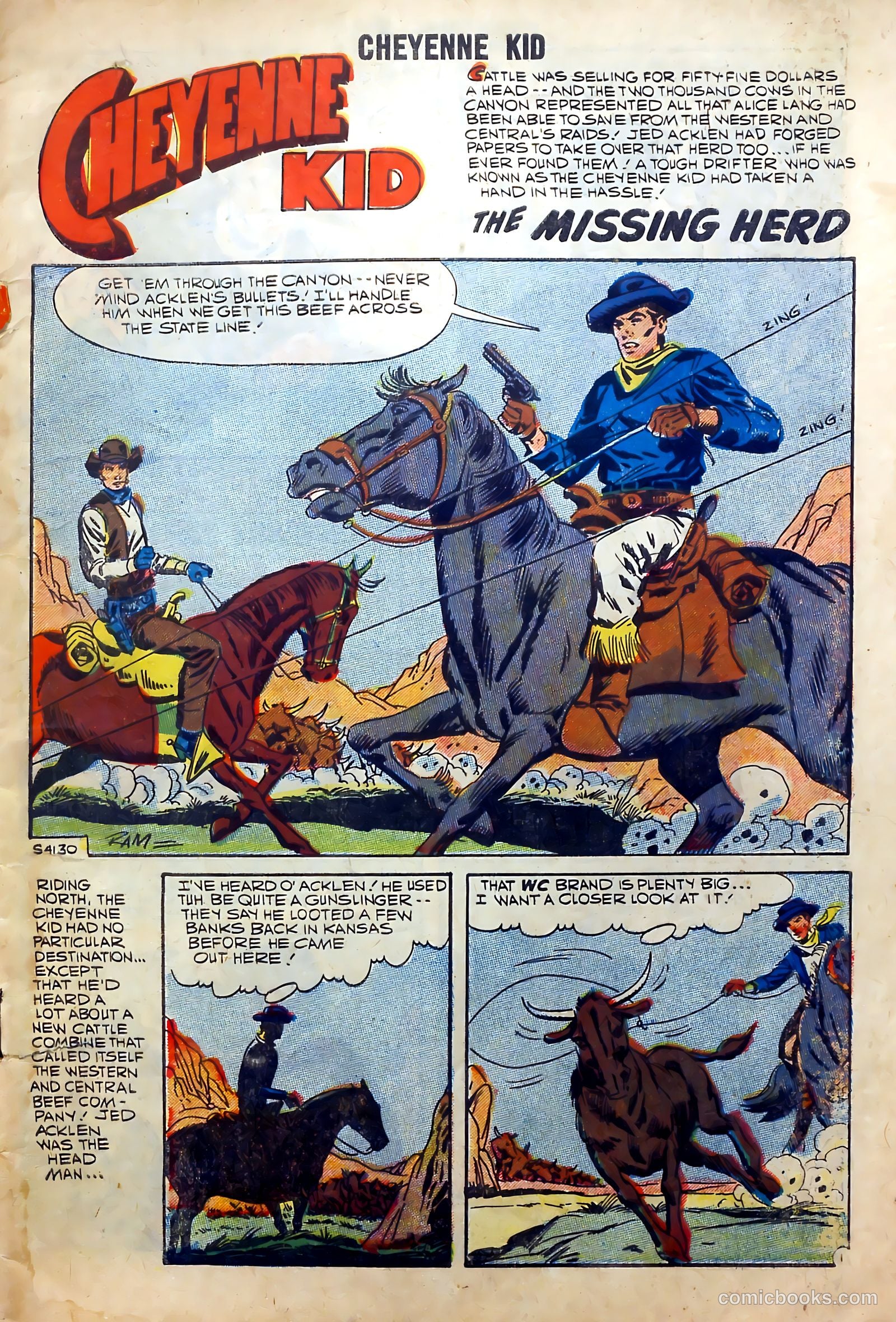 Cheyenne Kid #13 (1958) — page 3 of 36