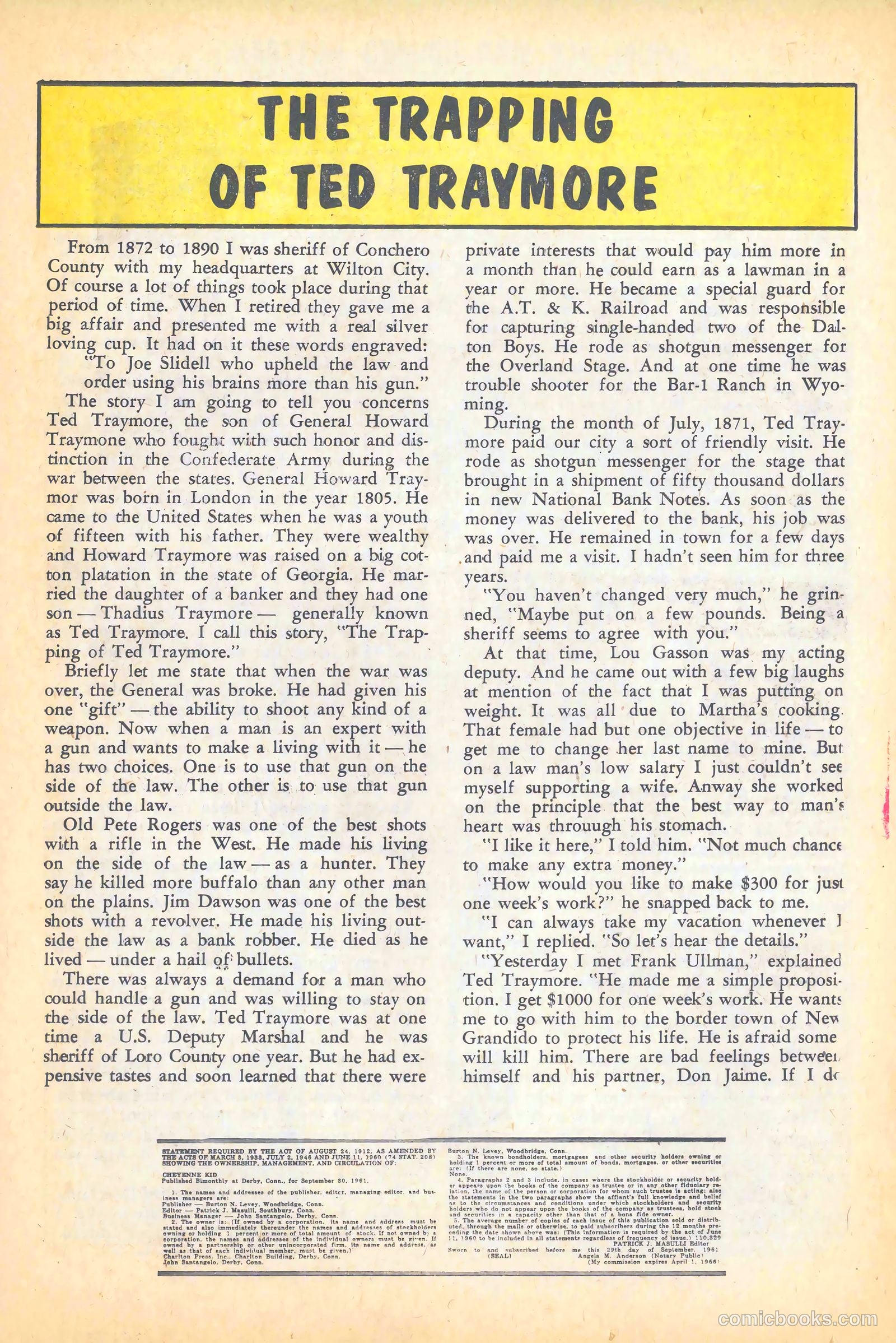 Cheyenne Kid #34 (1962) — page 23 of 36