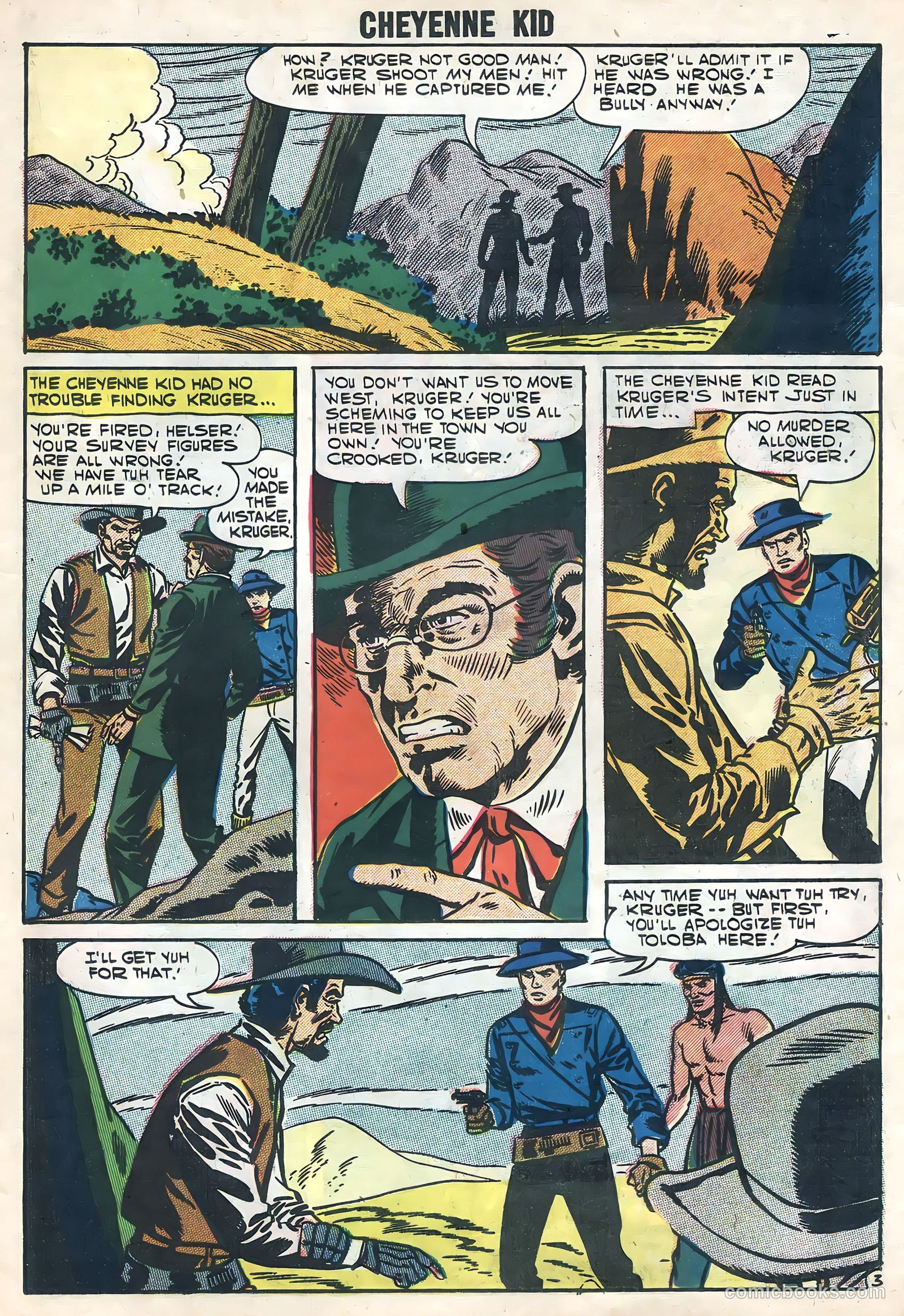 Cheyenne Kid #9 (1957) — page 23 of 36
