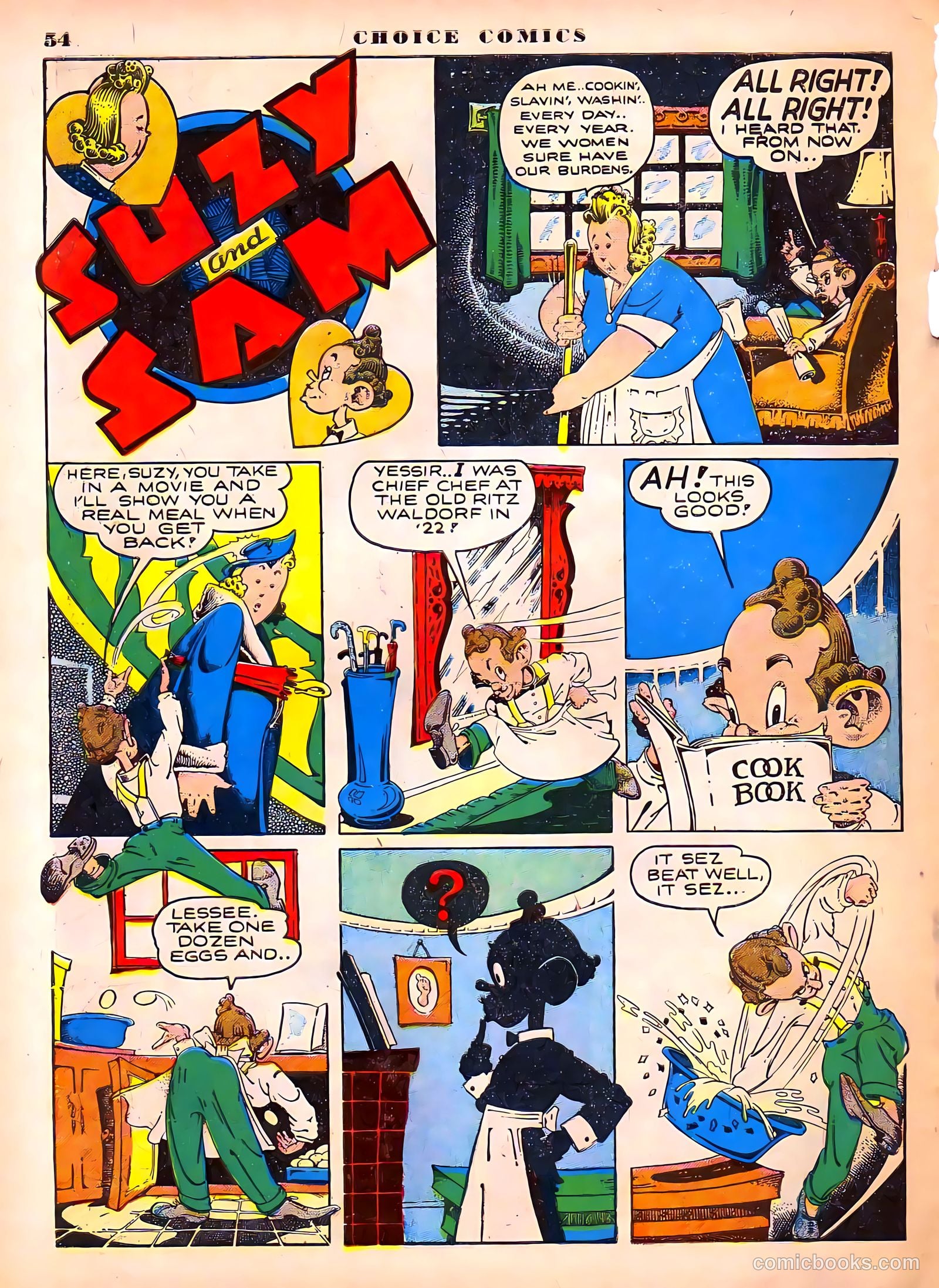 Choice Comics #1 (1941) — page 56 of 69