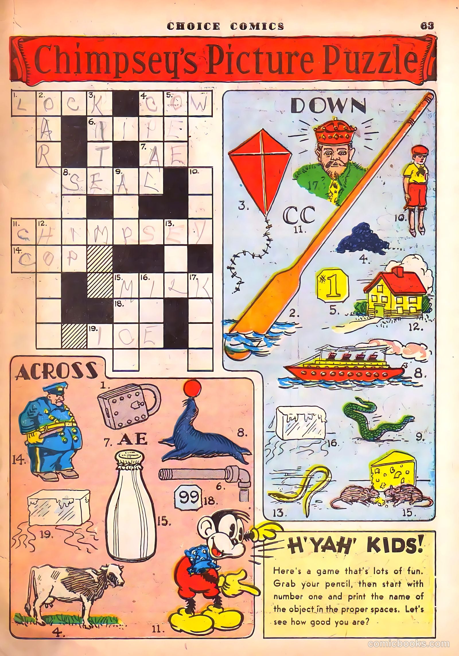 Choice Comics #1 (1941) — page 65 of 69