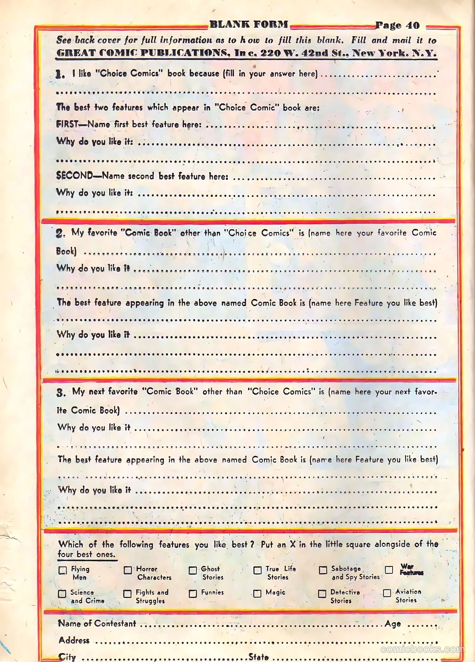 Choice Comics #2 (1942) — page 42 of 68