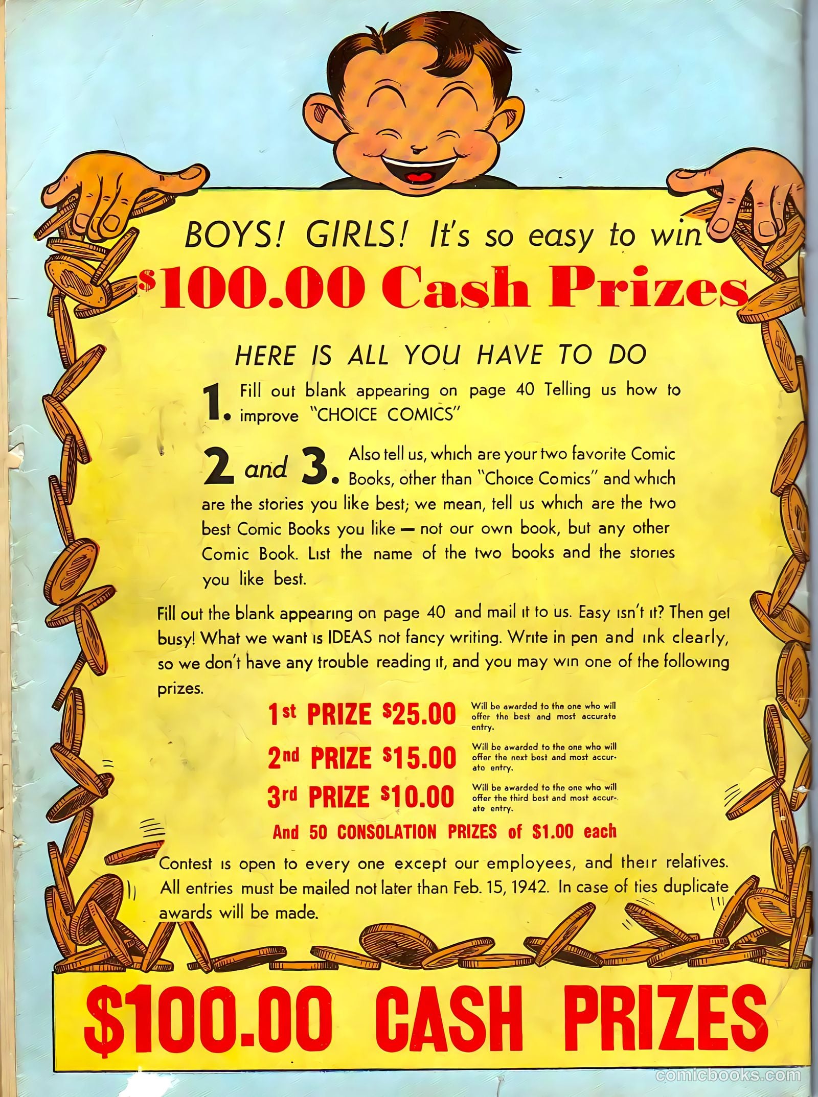 Choice Comics #2 (1942) — page 68 of 68