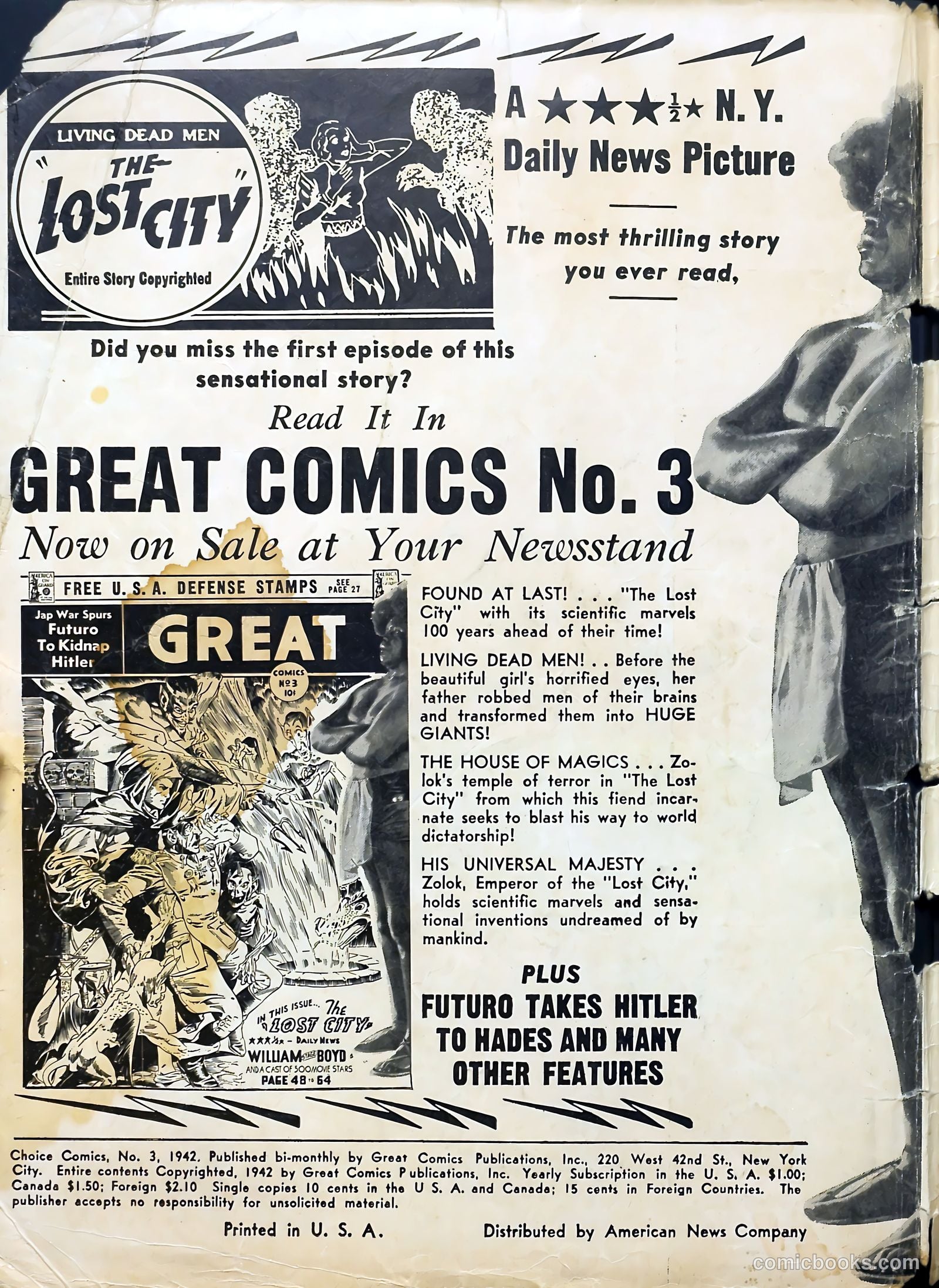 Choice Comics #3 (1942) — page 2 of 64