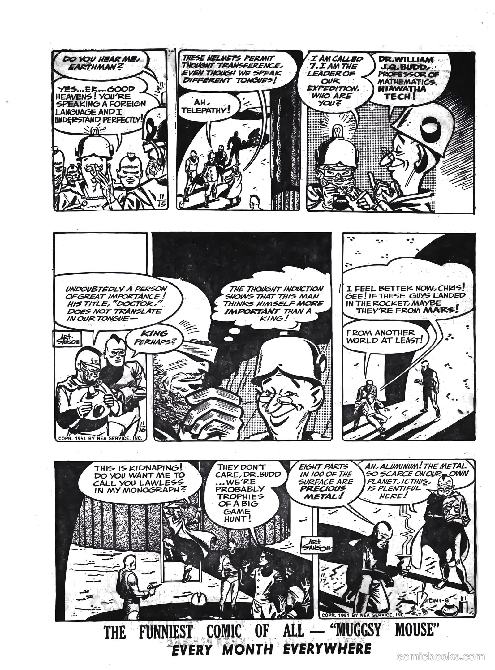Chris Welkin Planeteer #1 (1950) — page 7 of 25