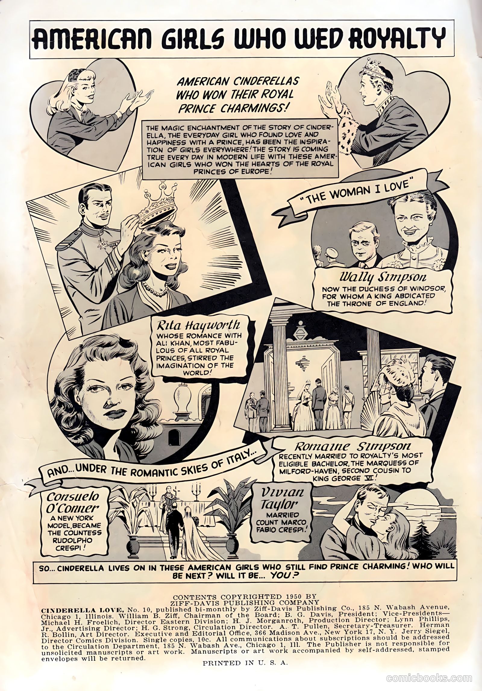 Cinderella Love #1 (1950) — page 2 of 36