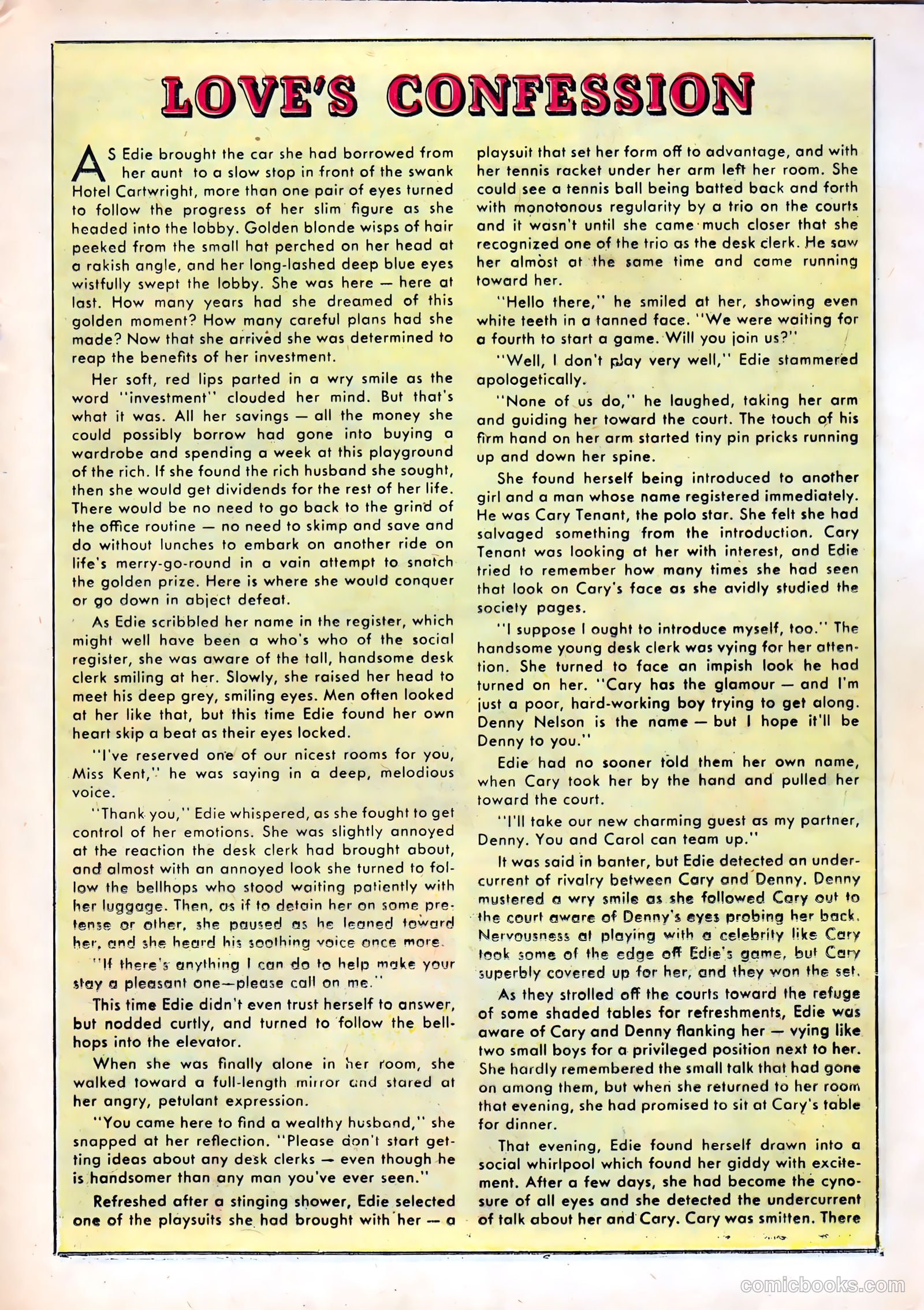 Cinderella Love #1 (1950) — page 15 of 36