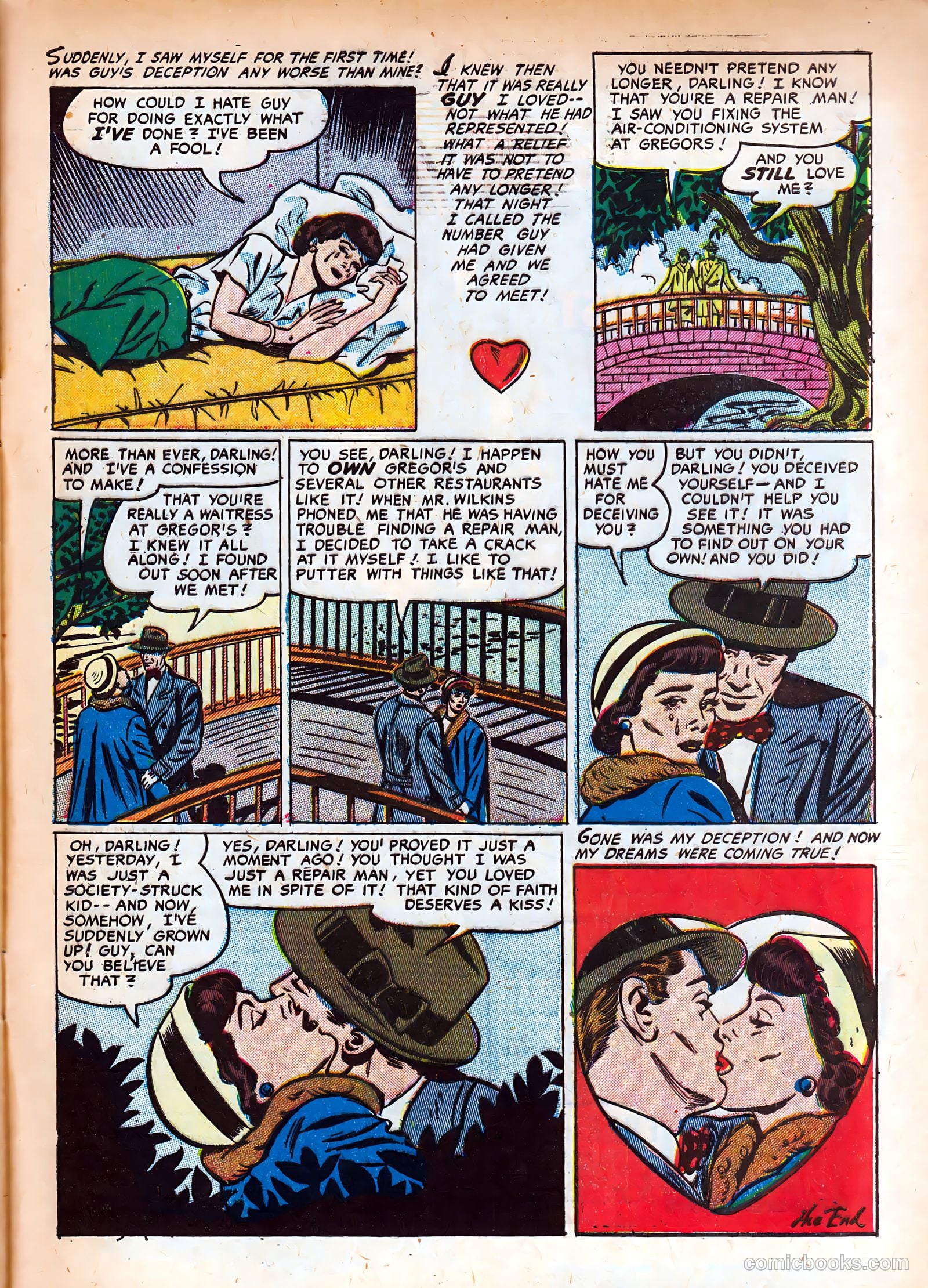 Cinderella Love #11 (1952) — page 33 of 36