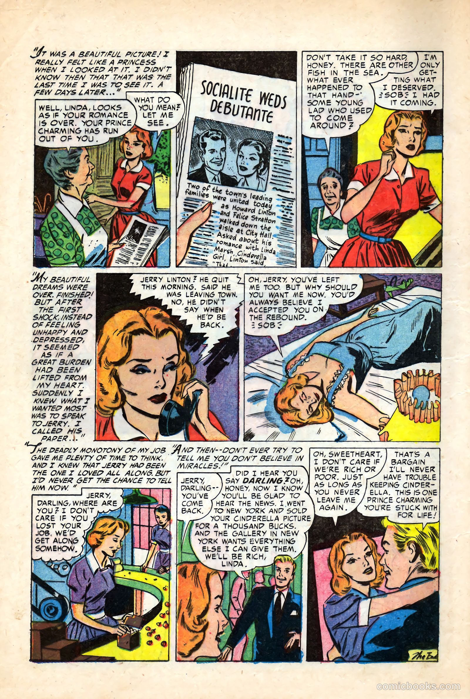 Cinderella Love #12 (1953) — page 16 of 36