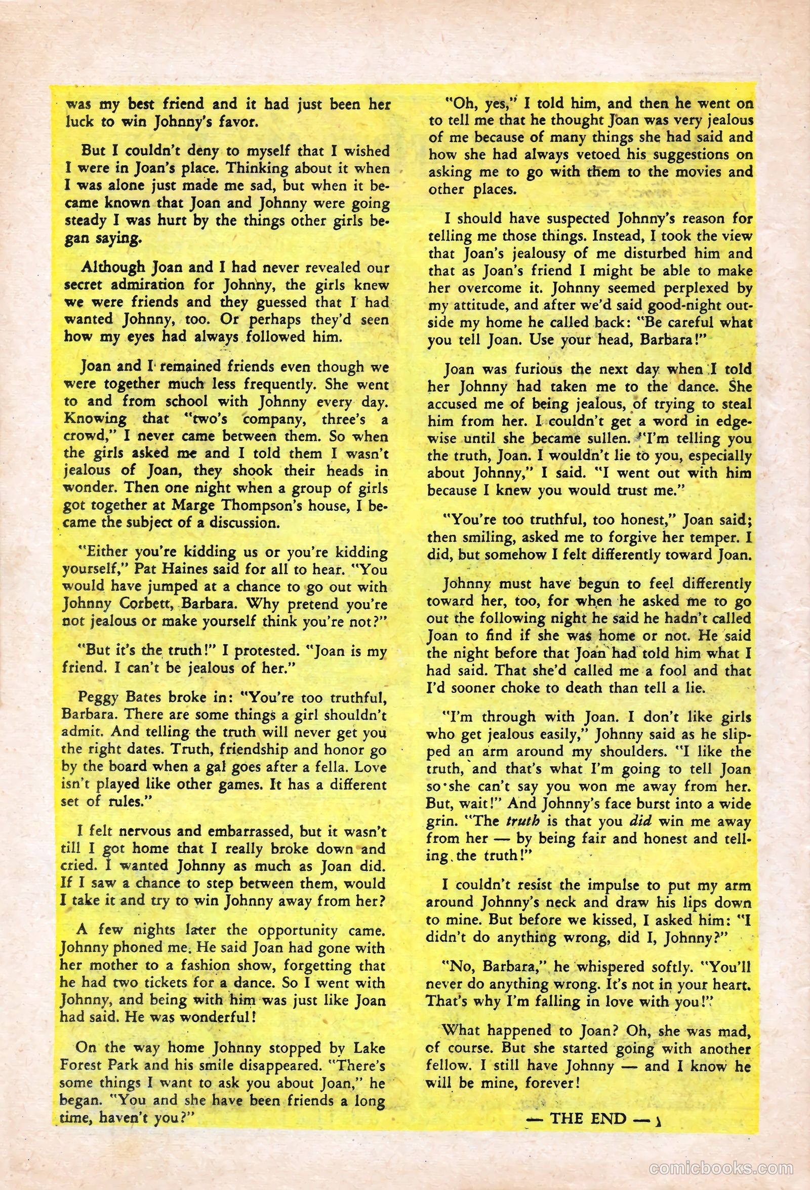 Cinderella Love #12 (1953) — page 26 of 36