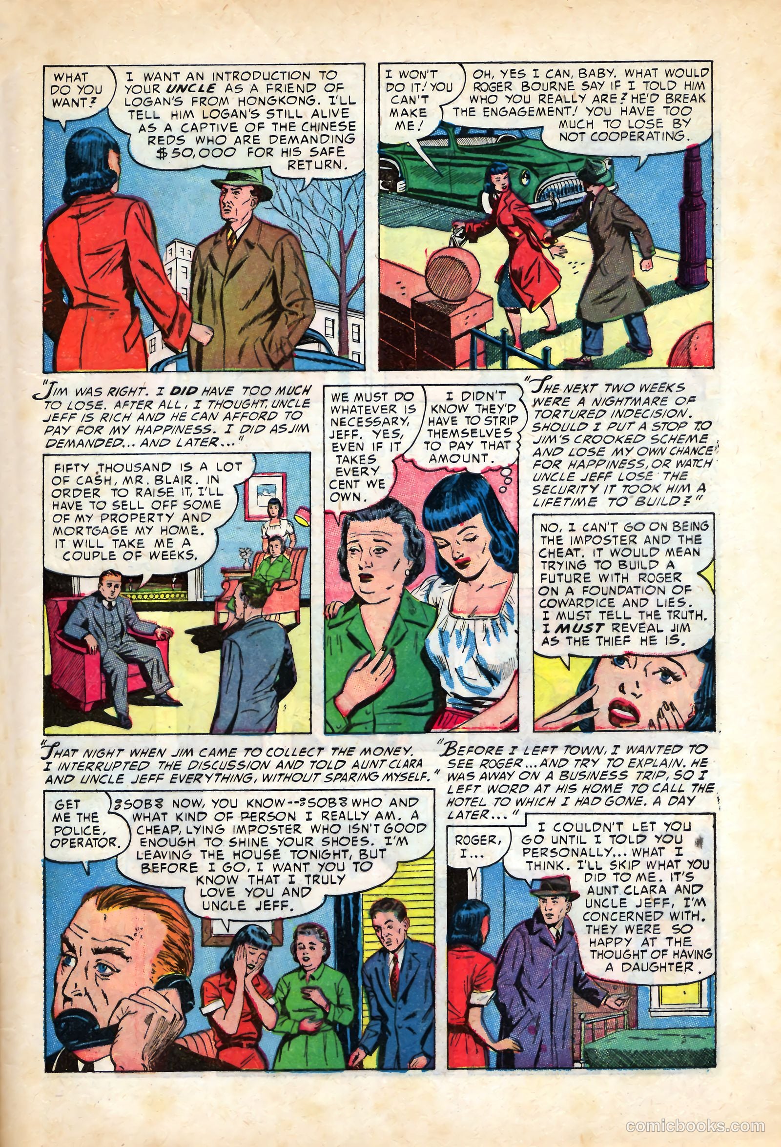 Cinderella Love #12 (1953) — page 33 of 36