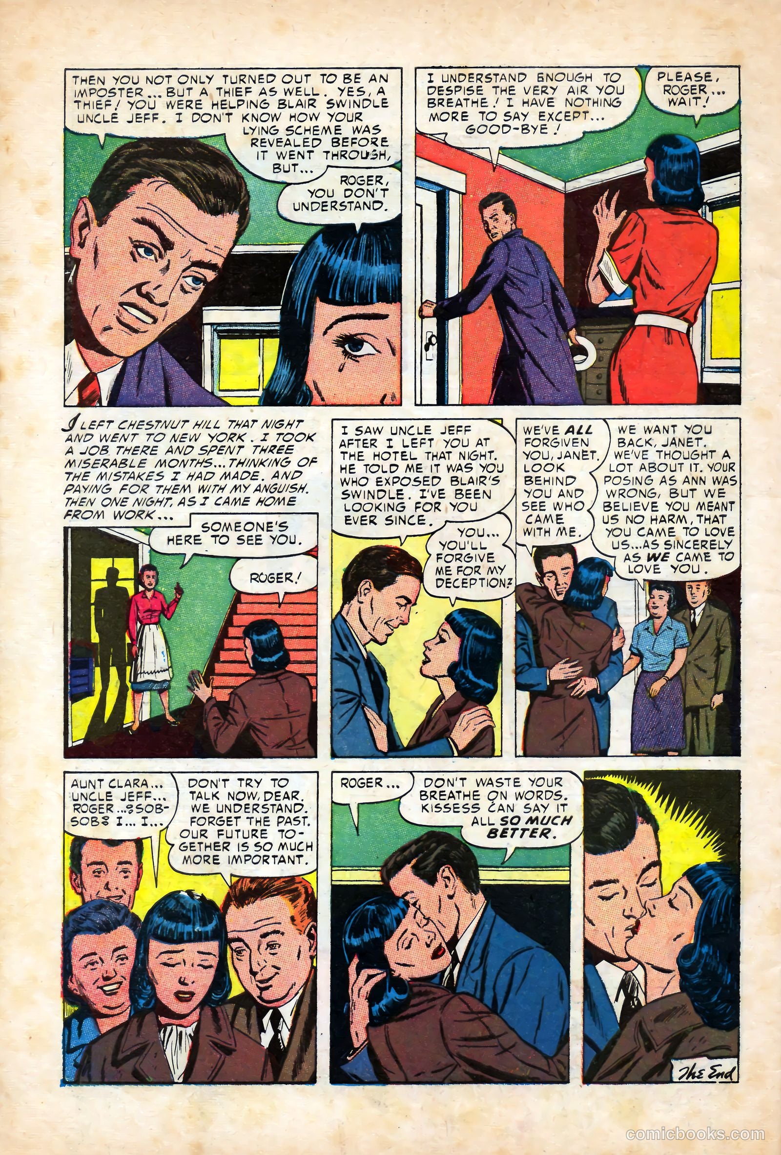 Cinderella Love #12 (1953) — page 34 of 36