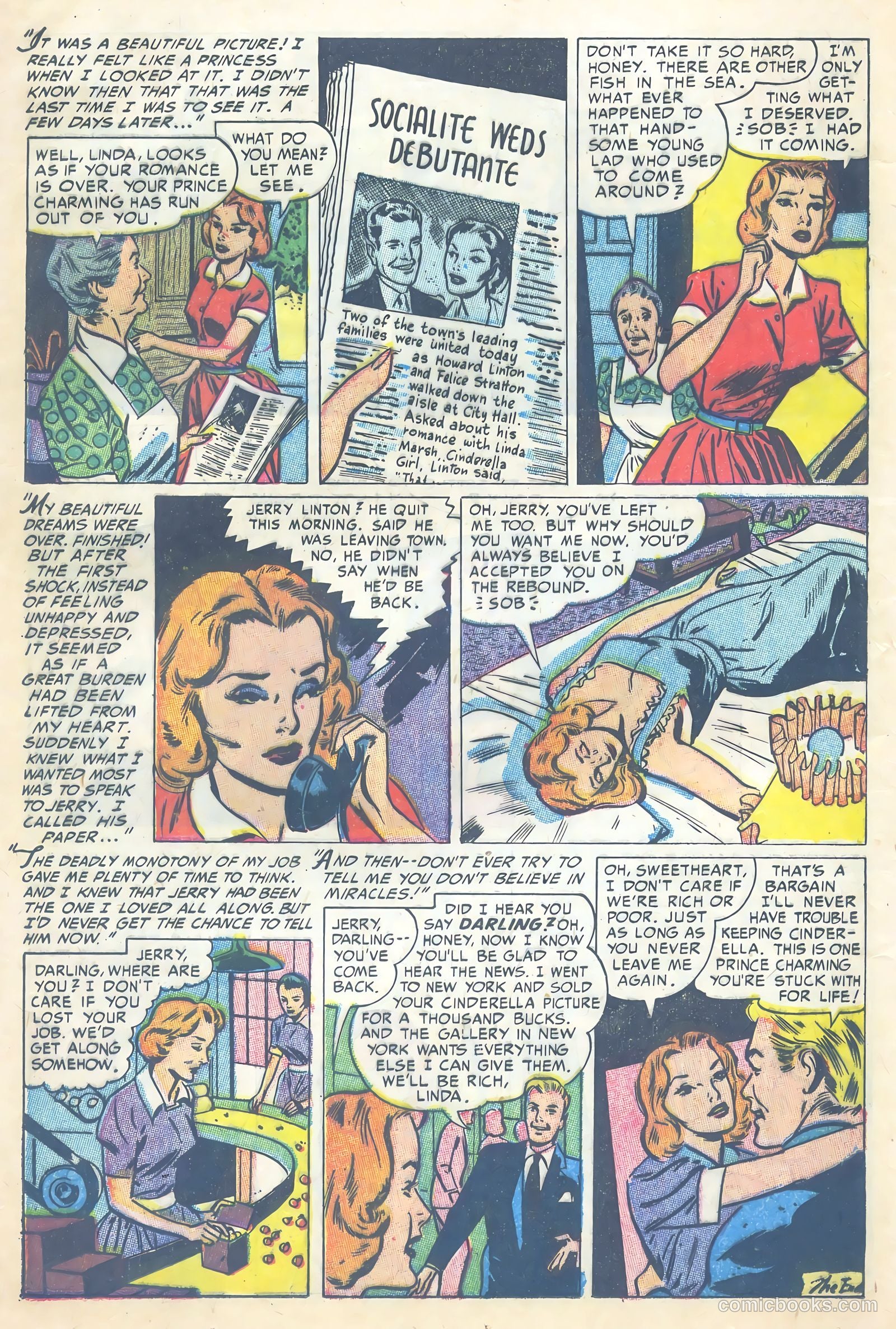Cinderella Love #12 (1953) — page 16 of 36