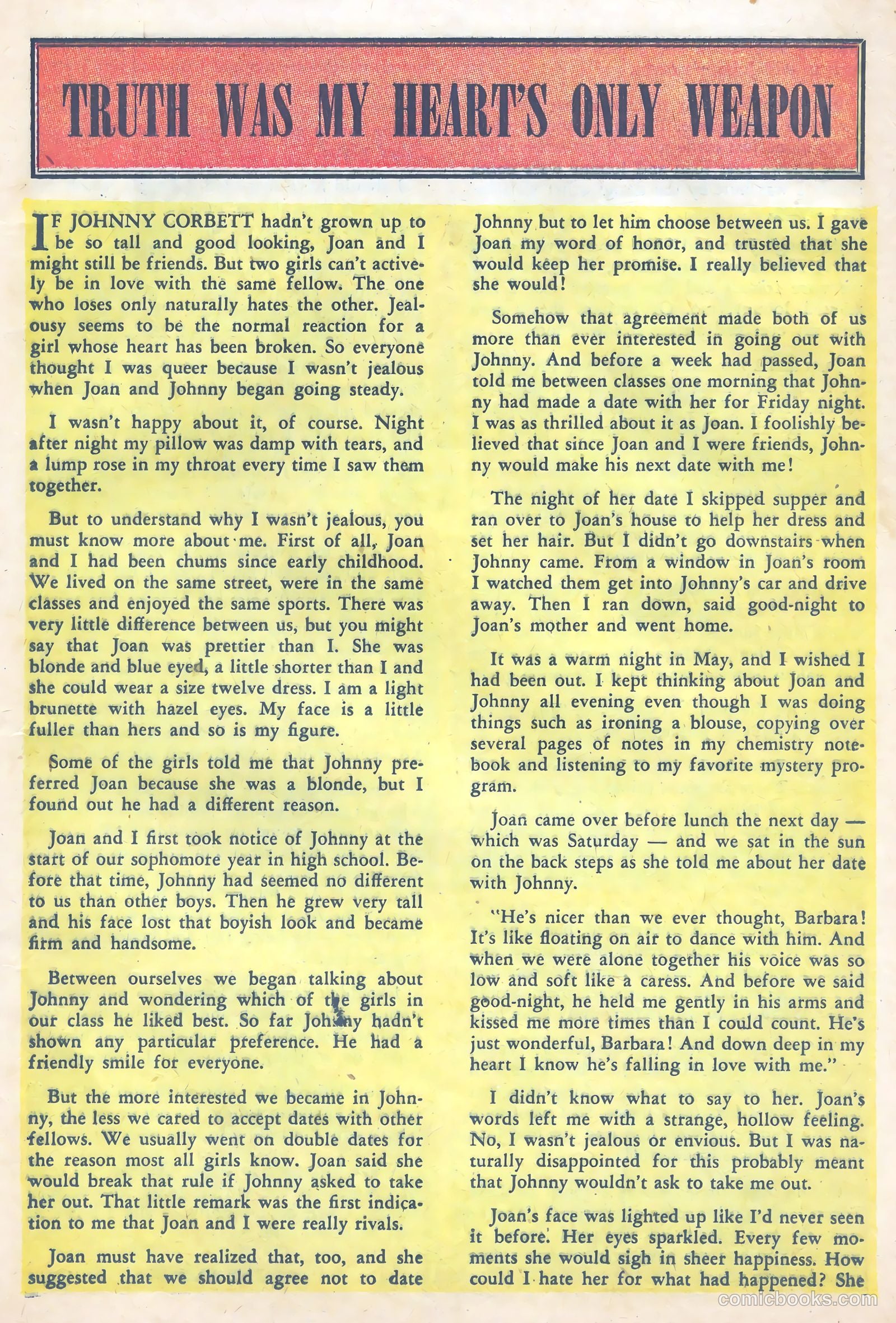 Cinderella Love #12 (1953) — page 25 of 36