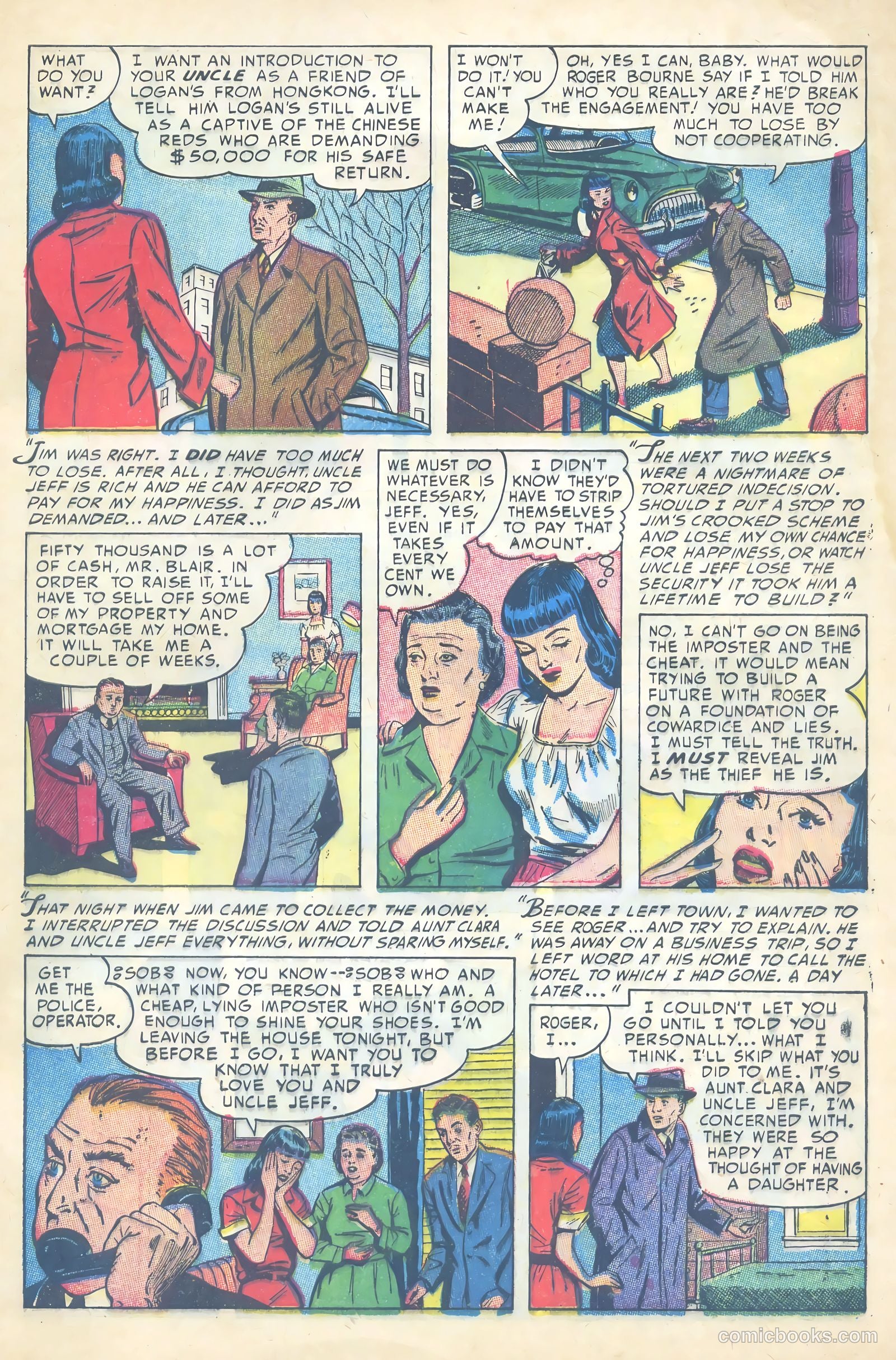 Cinderella Love #12 (1953) — page 33 of 36