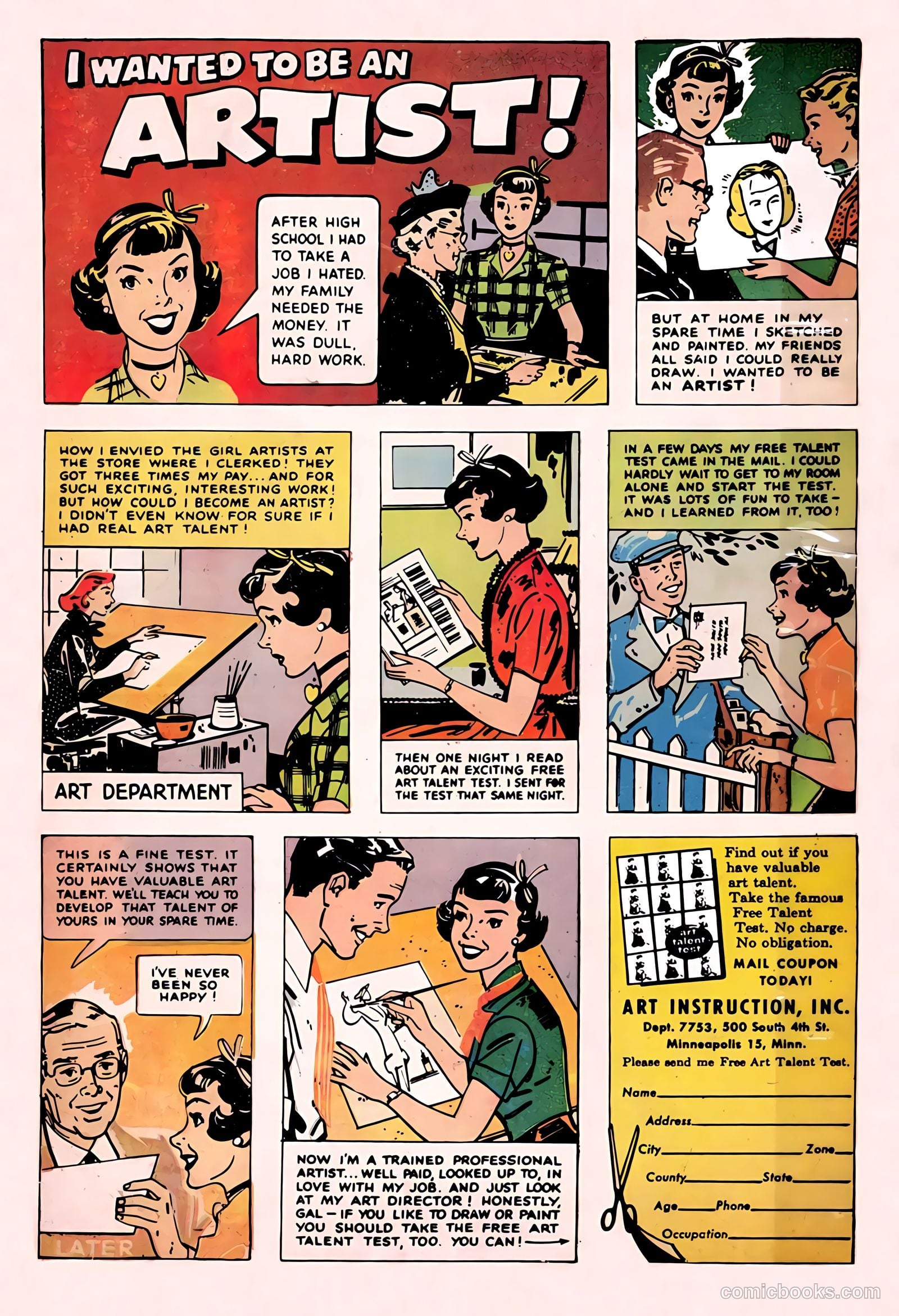 Cinderella Love #12 (1953) — page 36 of 36