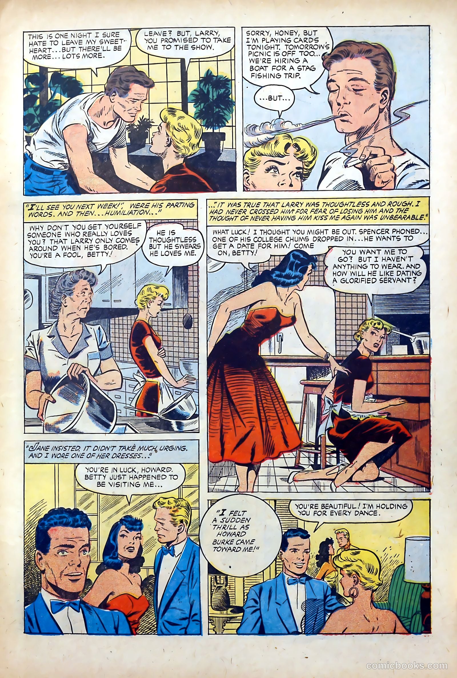 Cinderella Love #14 (1954) — page 5 of 36