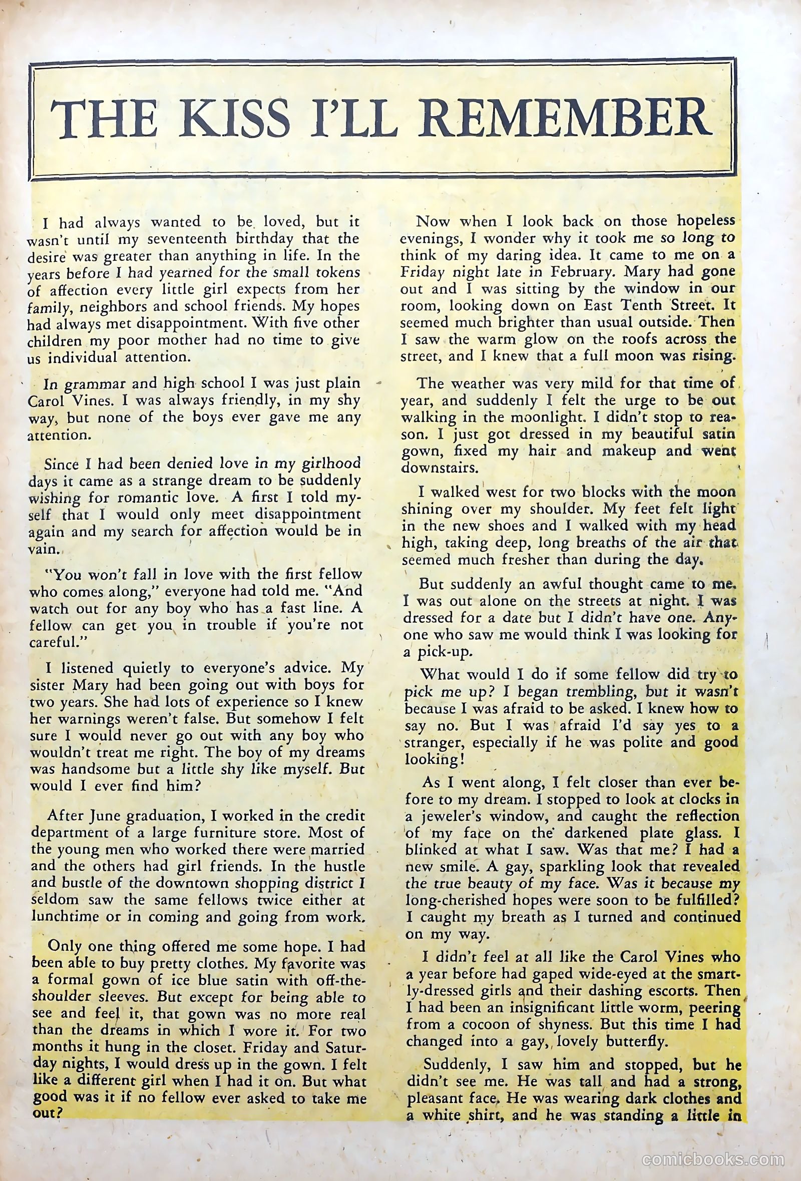 Cinderella Love #14 (1954) — page 27 of 36
