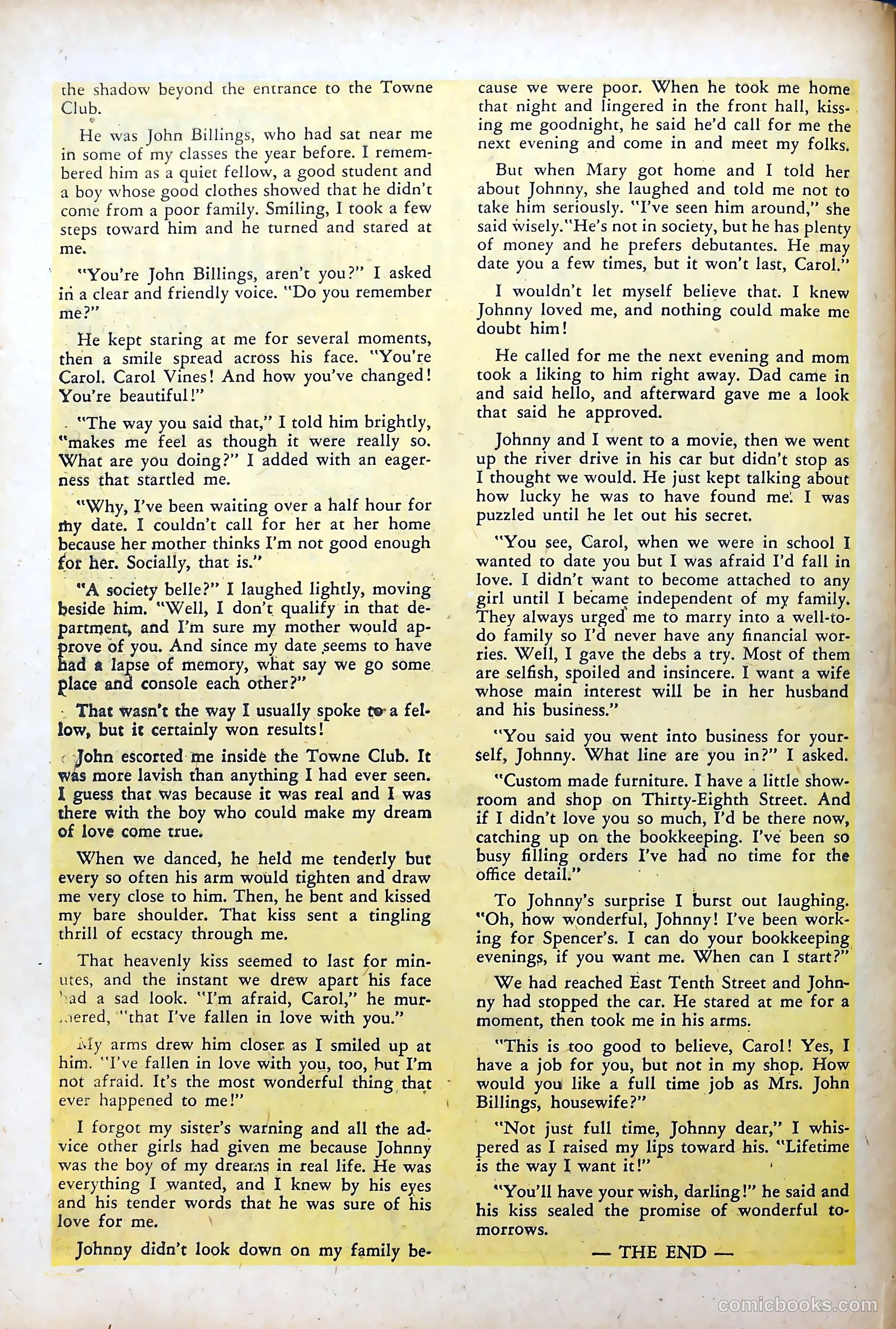 Cinderella Love #14 (1954) — page 28 of 36