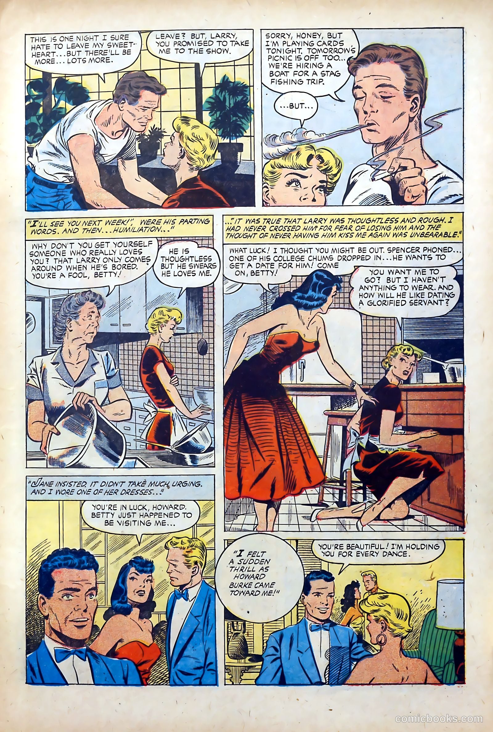 Cinderella Love #14 (1954) — page 5 of 36