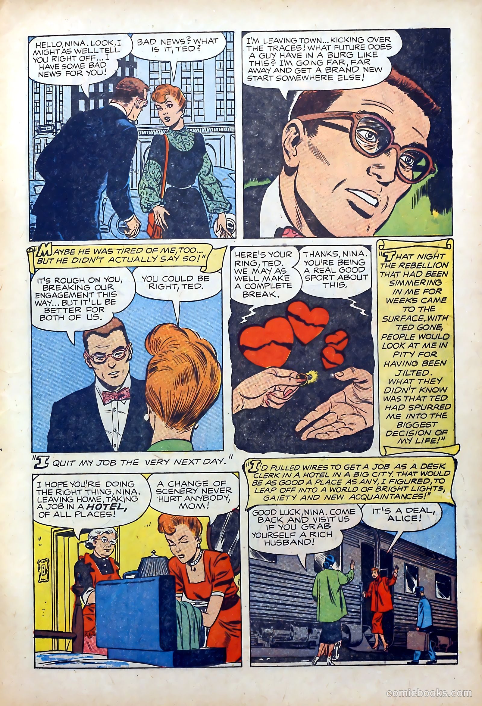 Cinderella Love #14 (1954) — page 13 of 36
