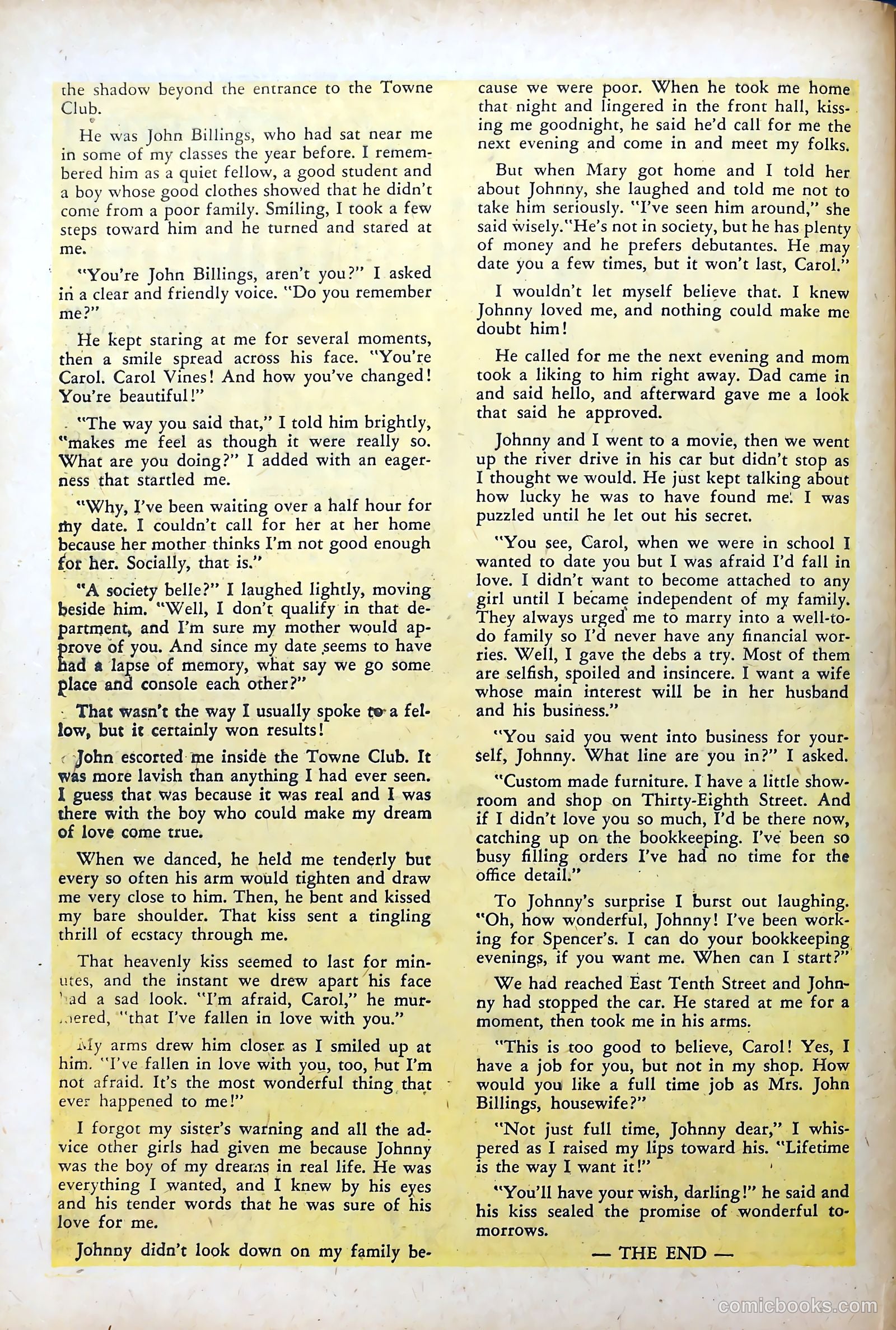 Cinderella Love #14 (1954) — page 28 of 36