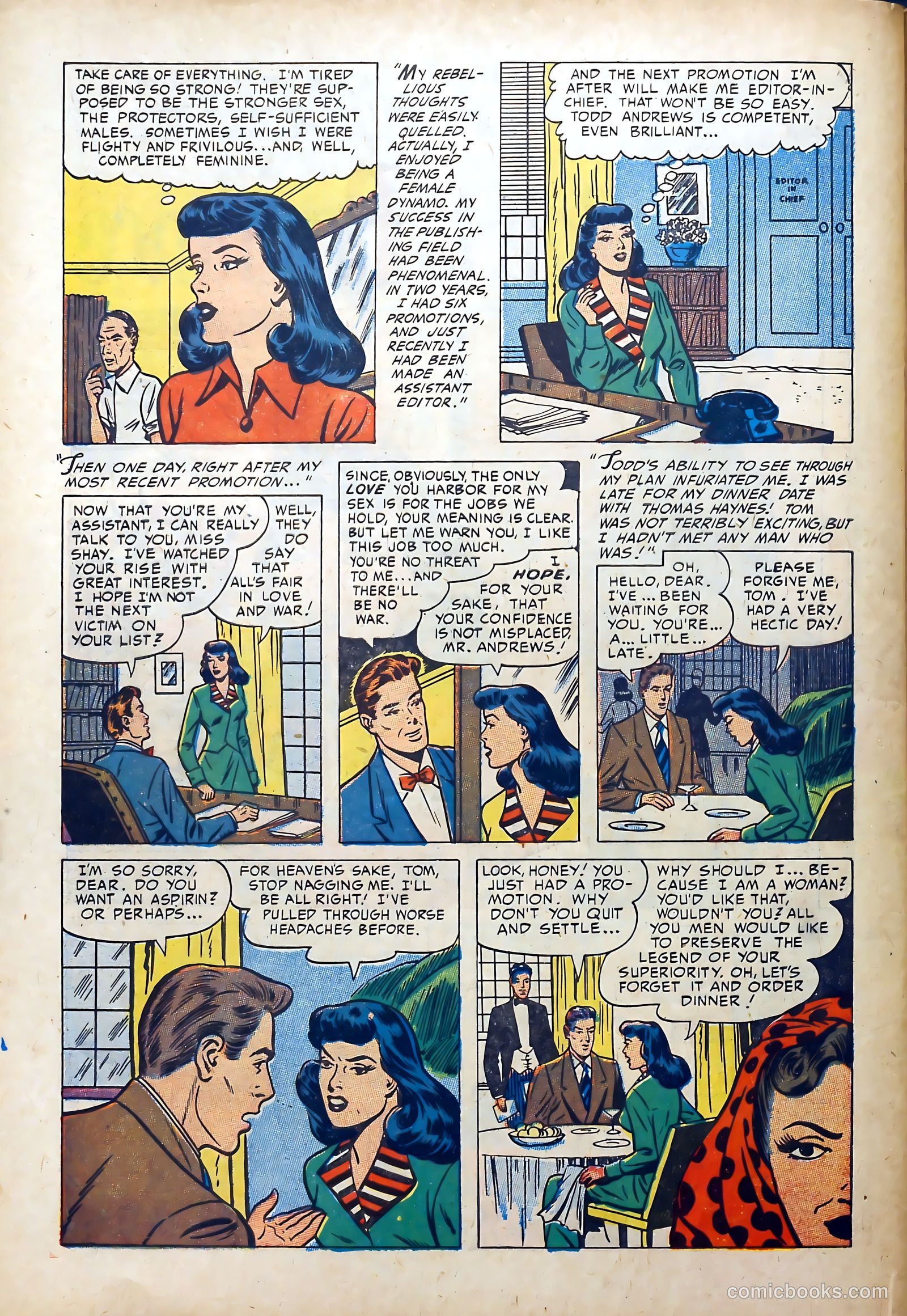 Cinderella Love #14 (1954) — page 30 of 36