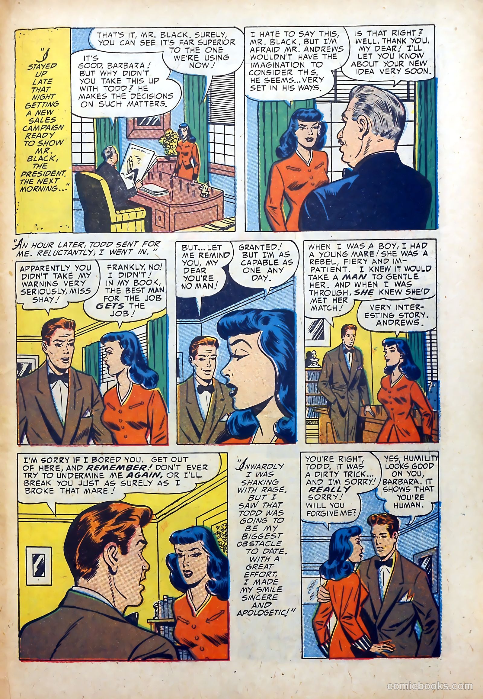 Cinderella Love #14 (1954) — page 31 of 36