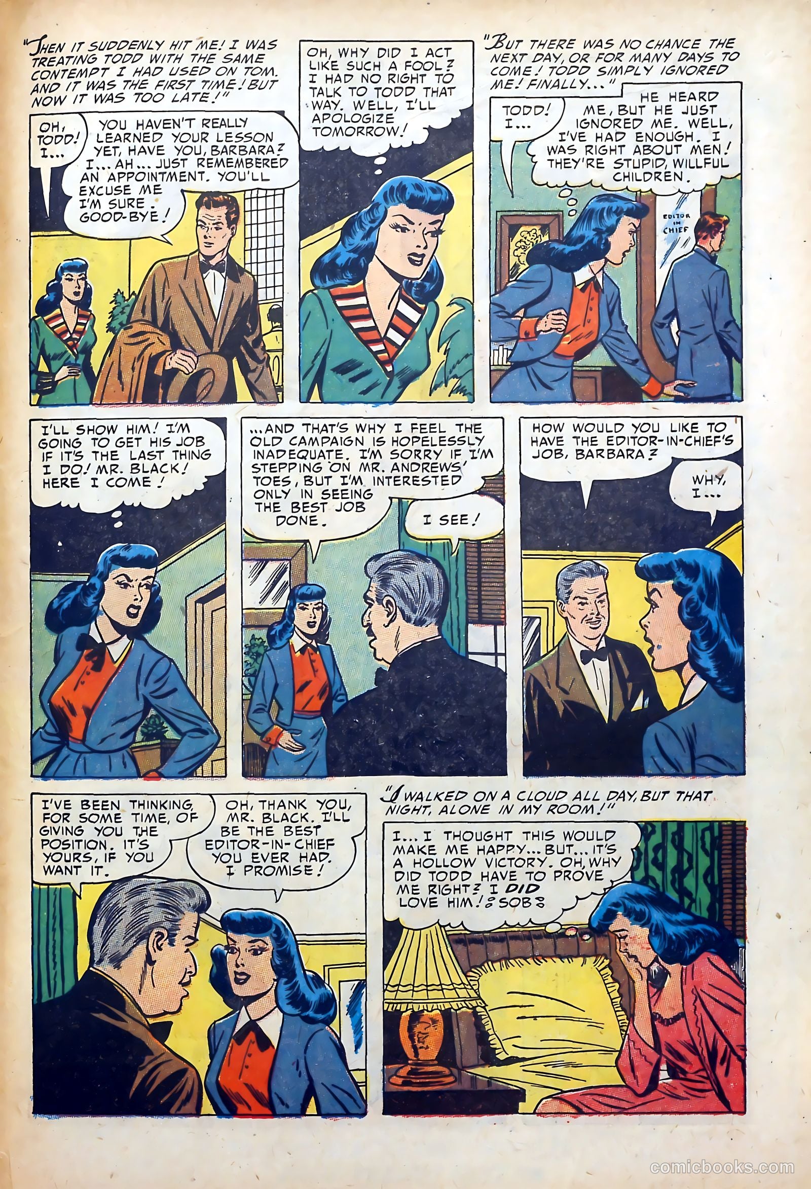 Cinderella Love #14 (1954) — page 33 of 36